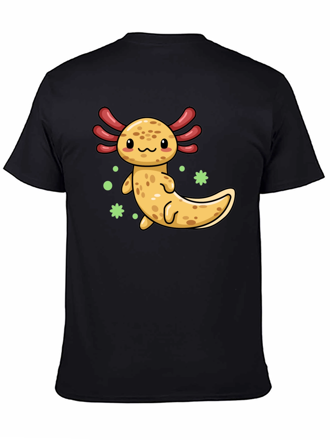 Axolotl Kawaii T-Shirt - Cute Amphibian Tee