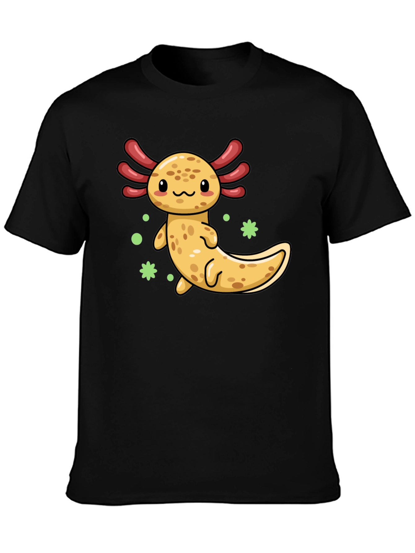 Axolotl Kawaii T-Shirt - Cute Amphibian Tee