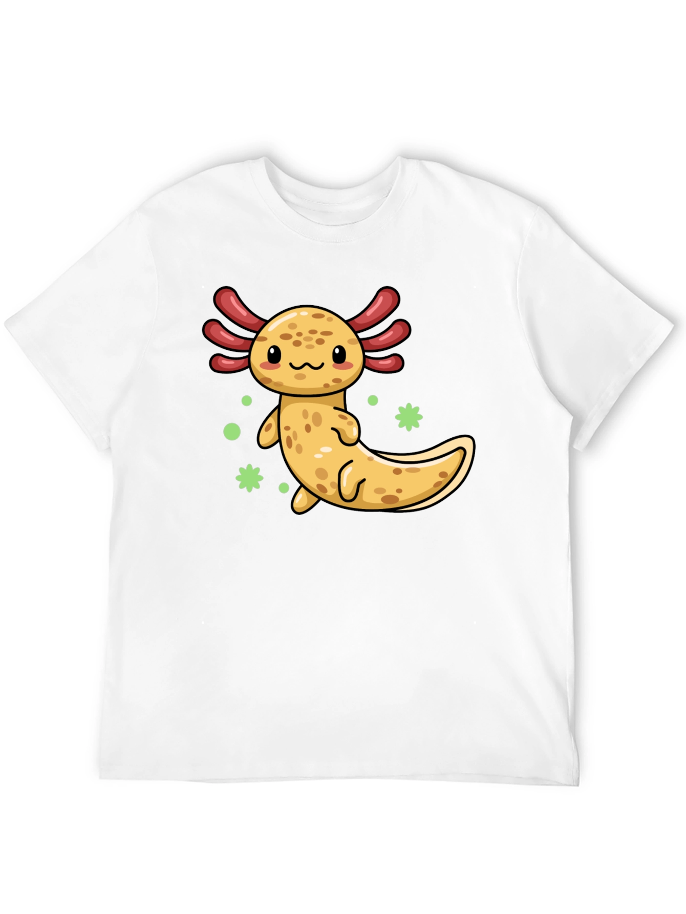 Axolotl Kawaii T-Shirt - Cute Amphibian Tee