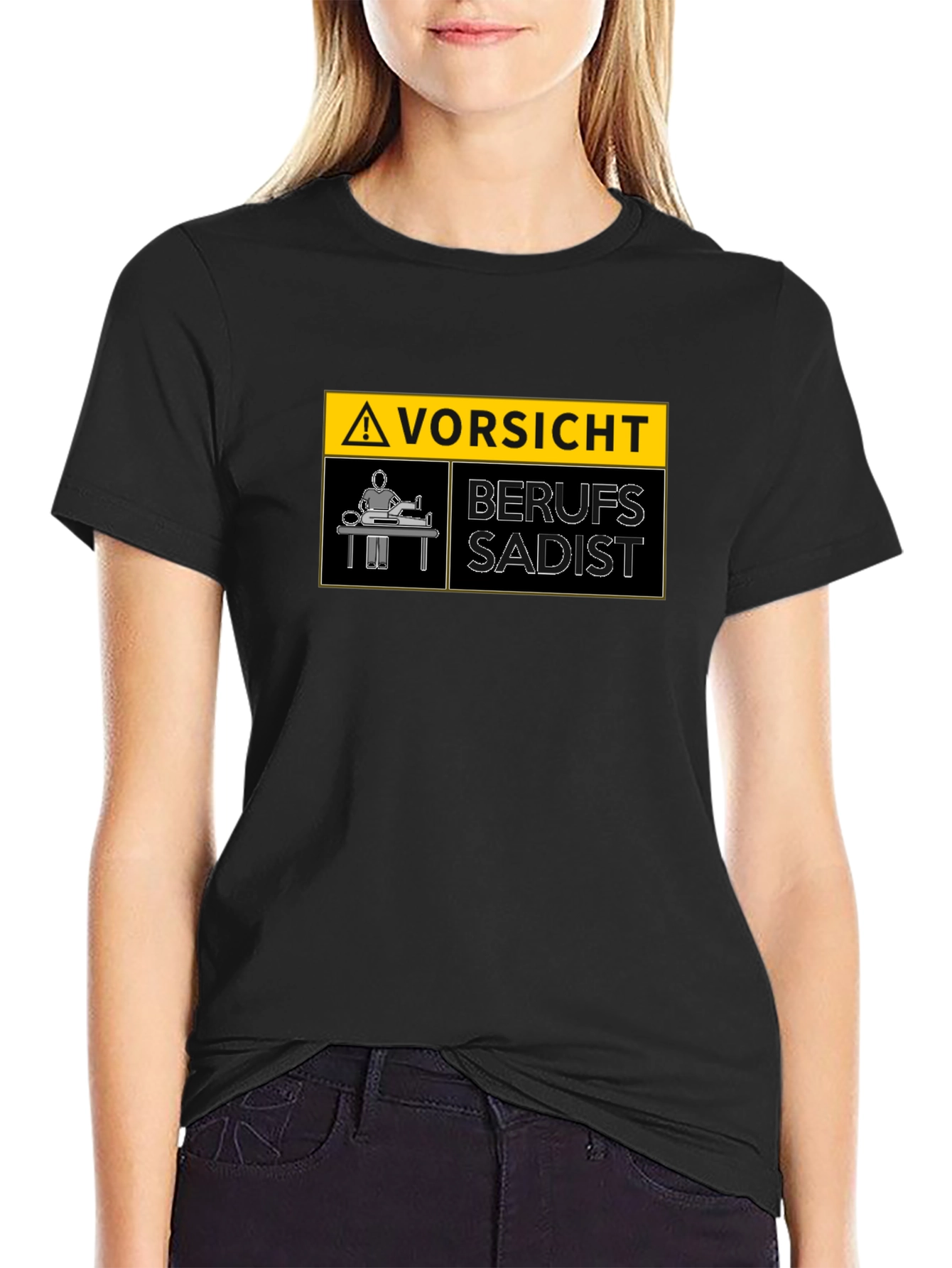 Vorsicht Berufs Sadist Warning T-Shirt