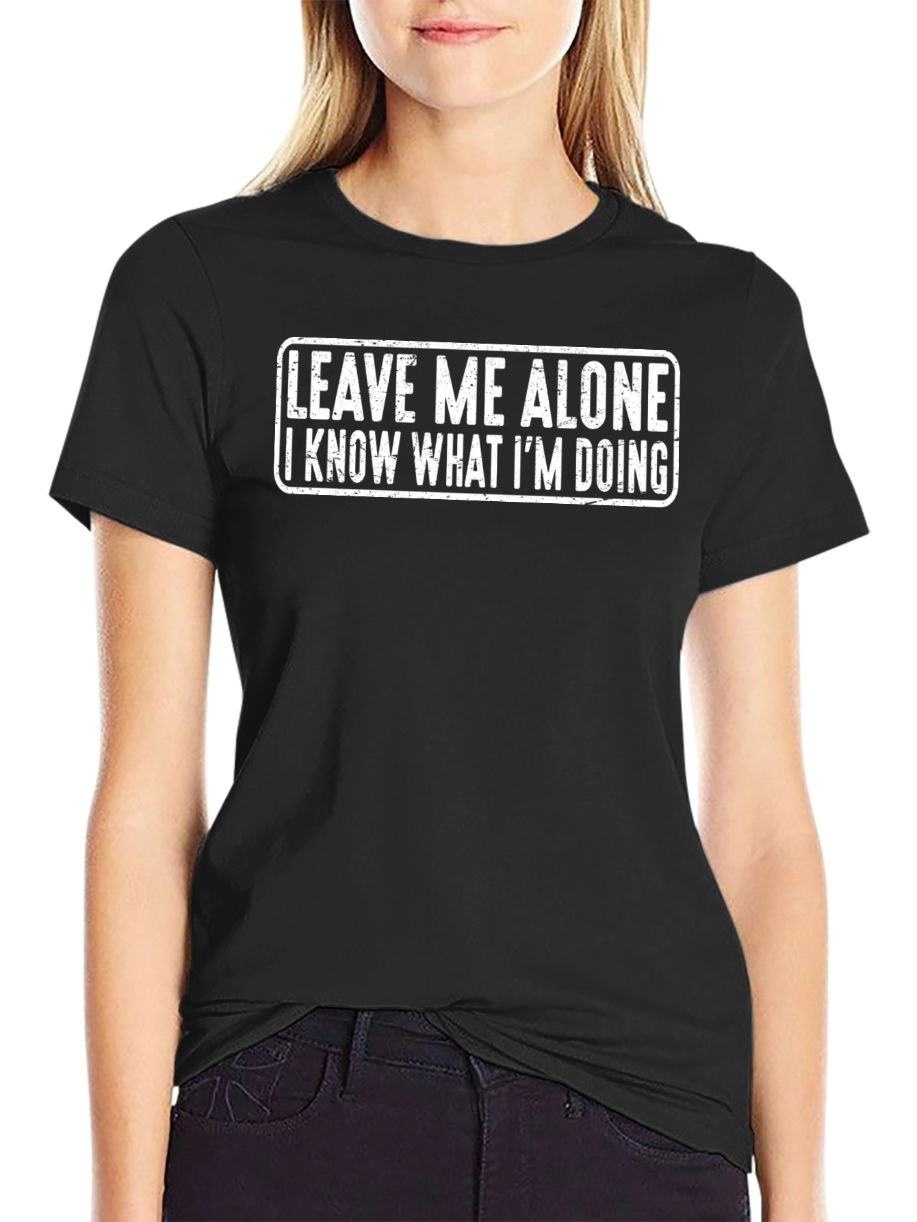 Leave Me Alone T-Shirt - Funny Sarcastic Tee