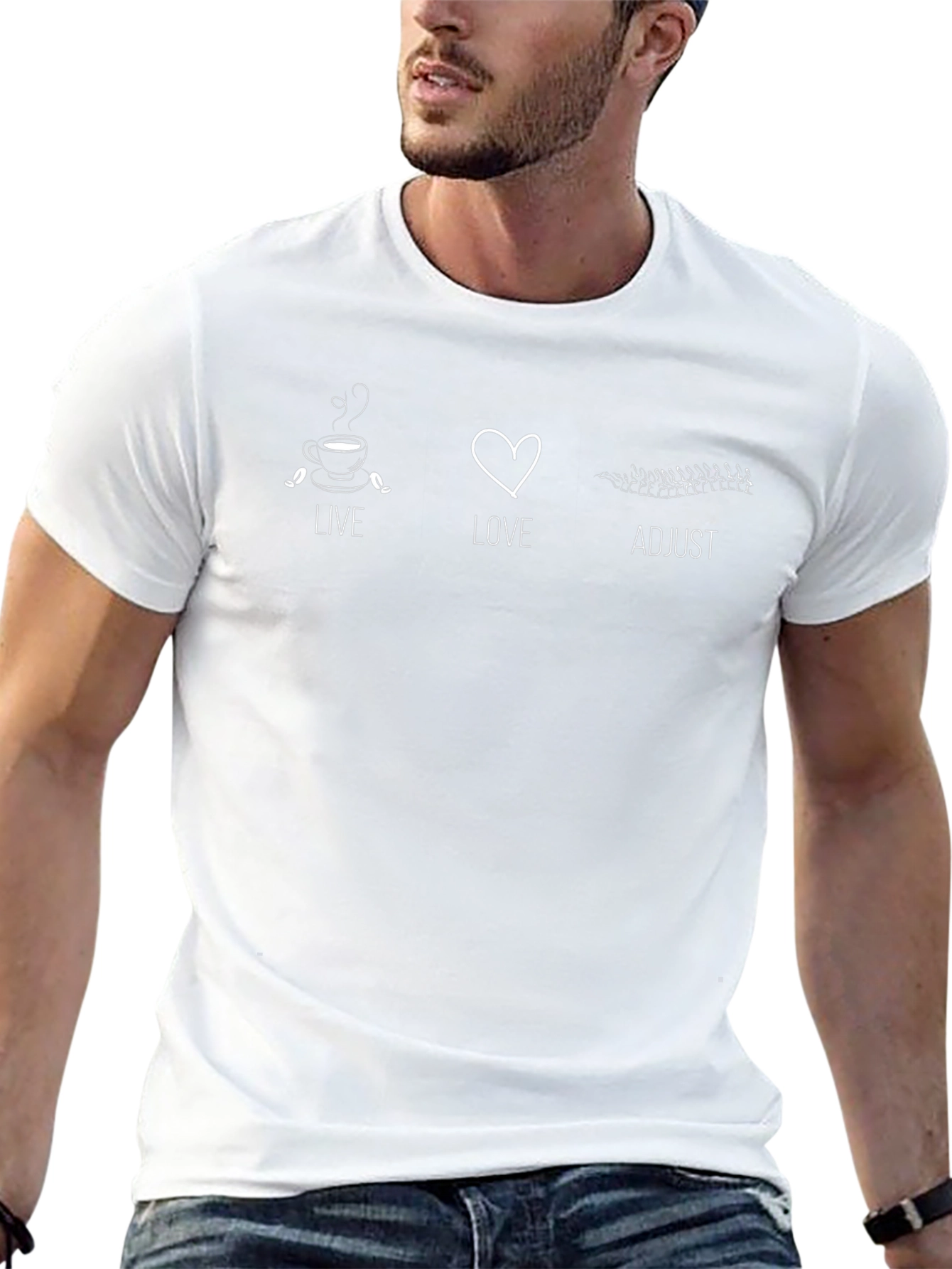 Live Love Adjust Graphic T-Shirt