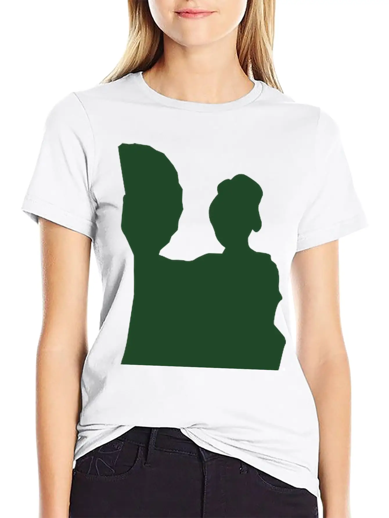 Vector Asian Silhouette Comfortable Minimalist Graphic Tee – Summer Style Essential