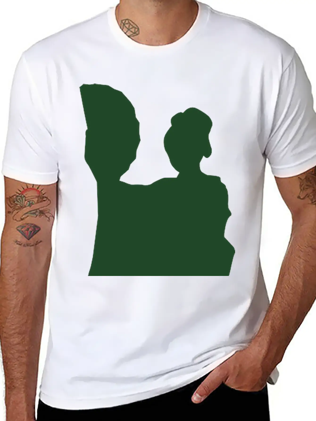 Vector Asian Silhouette Comfortable Minimalist Graphic Tee – Summer Style Essential