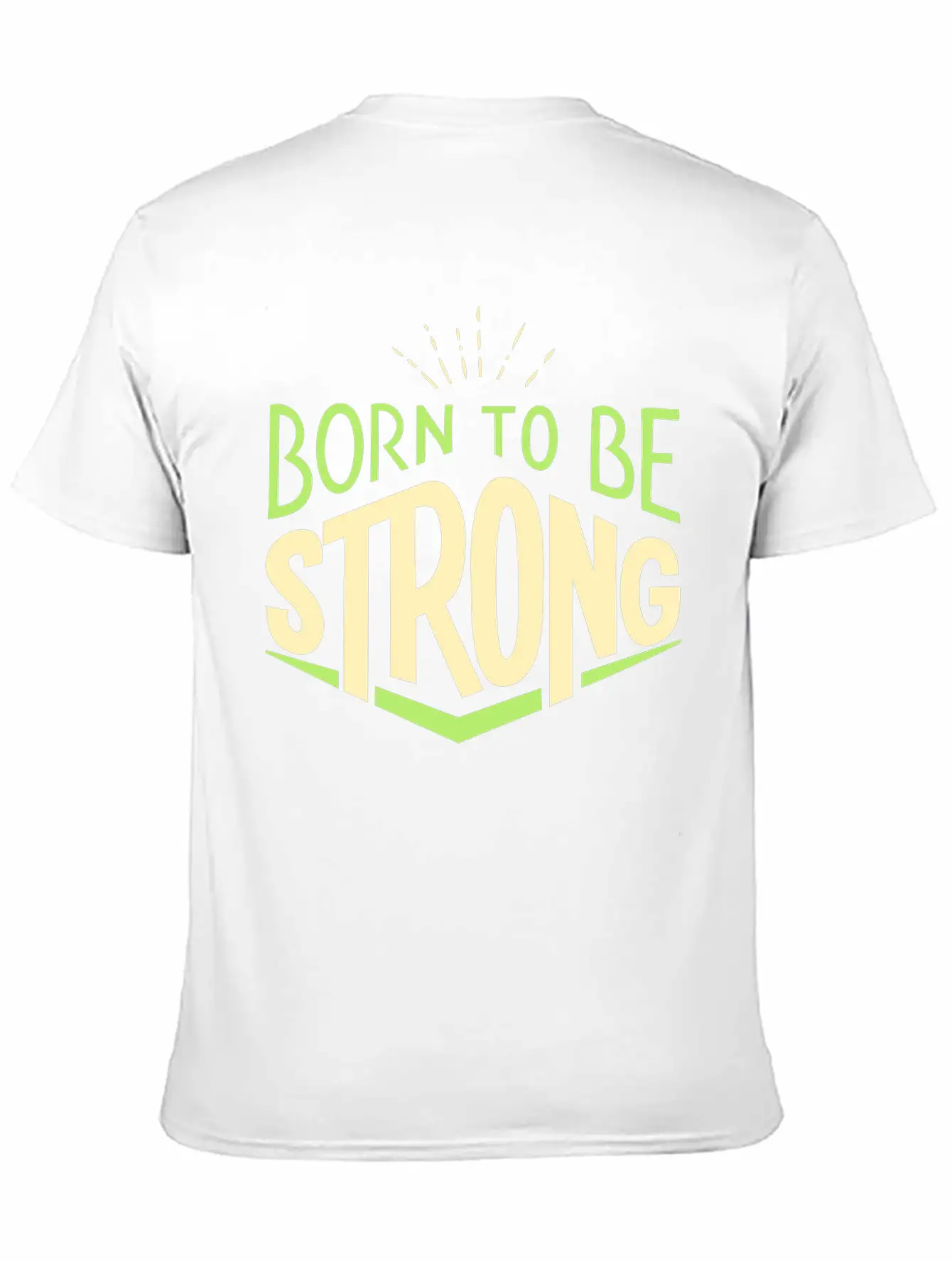 Vectorstock 4464302 Word Art Quotes Born To Be Str Basic Graphic T-Shirt – Daily Comfort In Soft Cotton