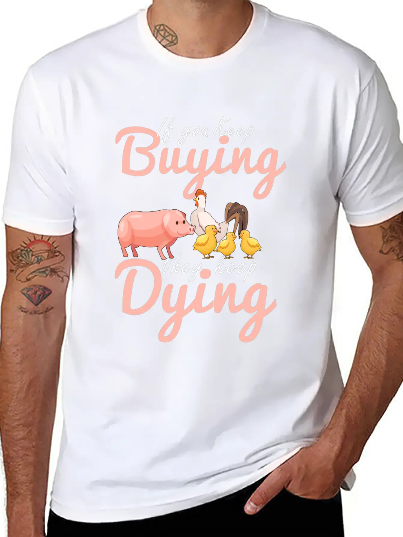 Vegan Comfortable Minimalist Graphic Tee – Summer Style Essential