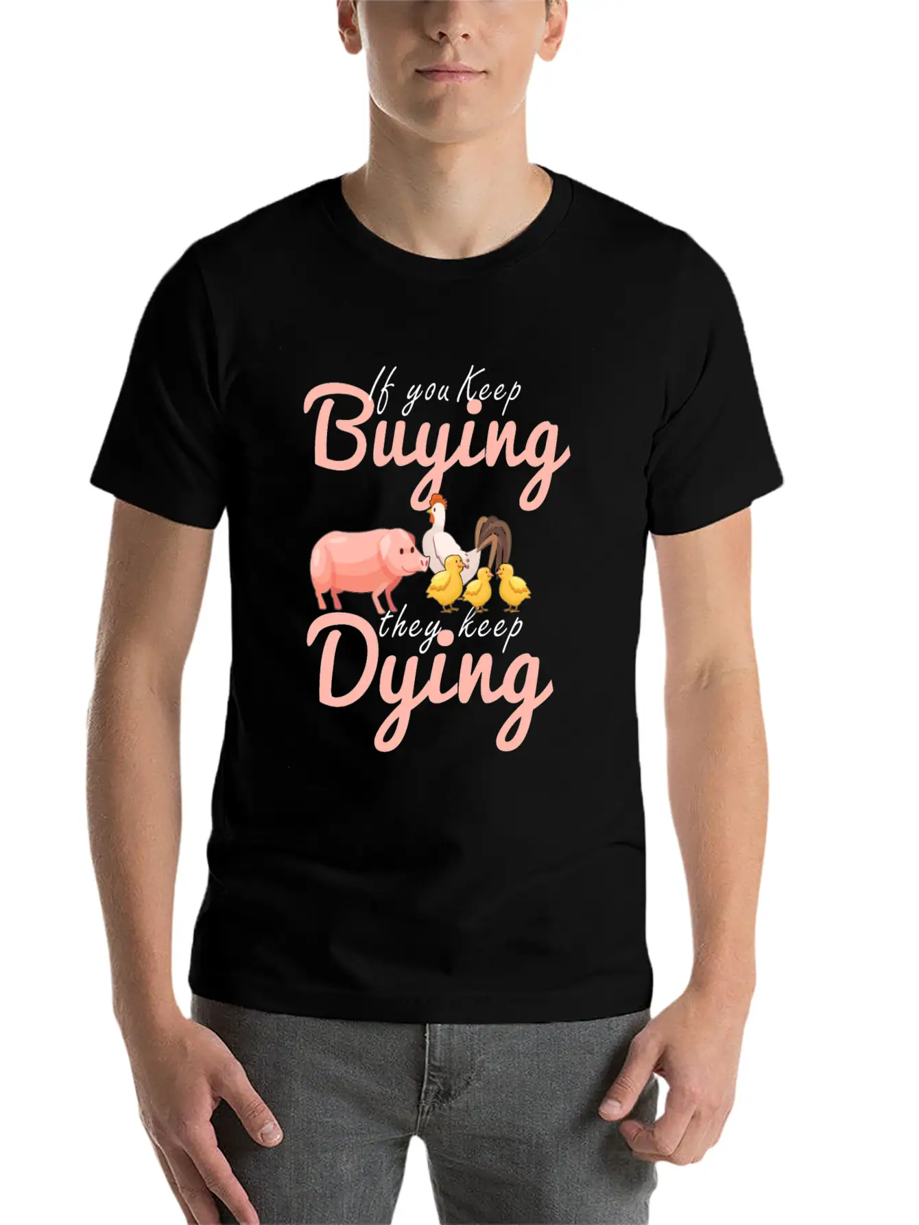 Vegan Comfortable Minimalist Graphic Tee – Summer Style Essential