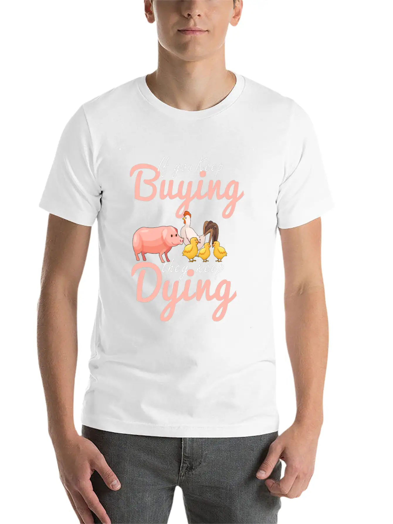 Vegan Comfortable Minimalist Graphic Tee – Summer Style Essential