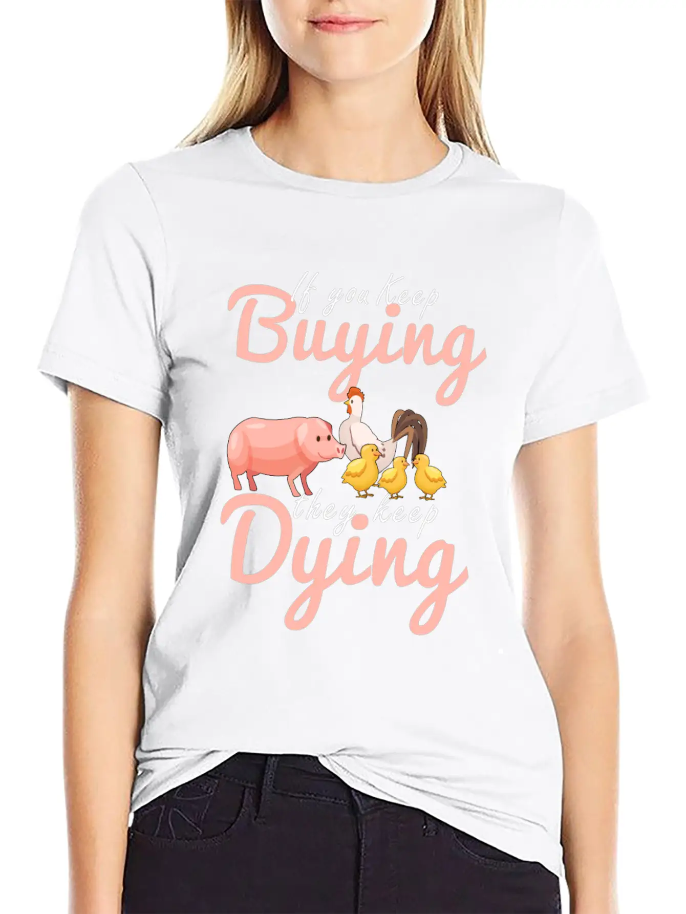 Vegan Comfortable Minimalist Graphic Tee – Summer Style Essential