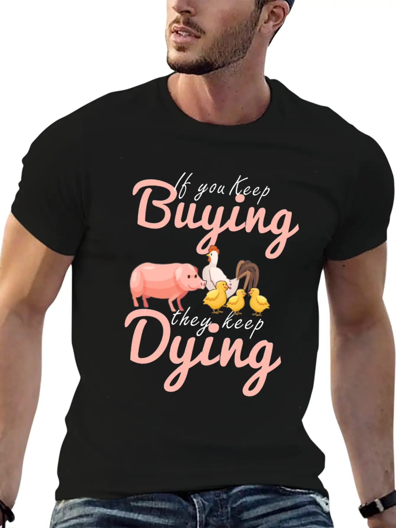 Vegan Comfortable Minimalist Graphic Tee – Summer Style Essential