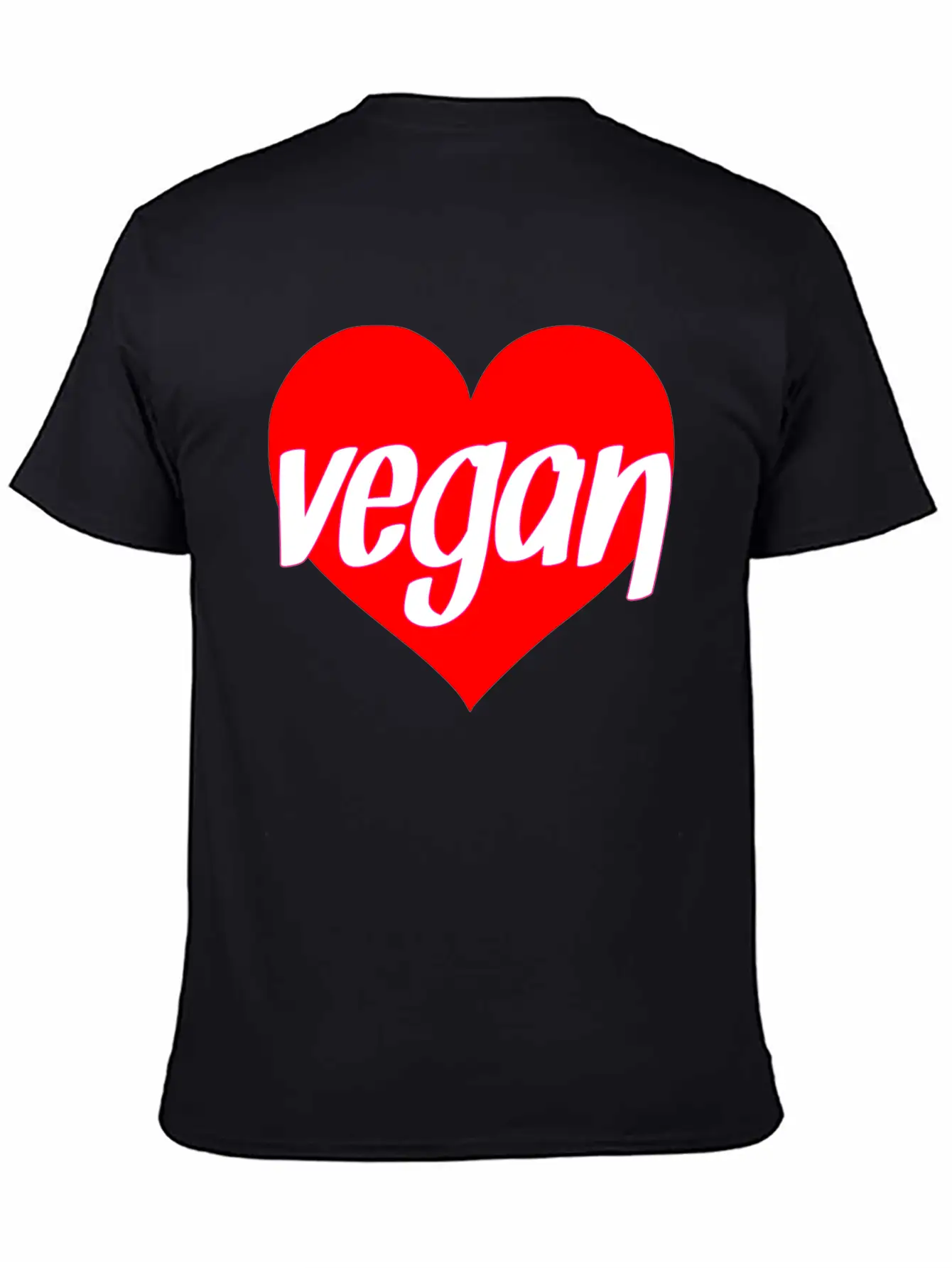Vegan Heart Love Vegan Gift Idea Stylish Everyday T-Shirt – Unisex Basic Cotton Tee