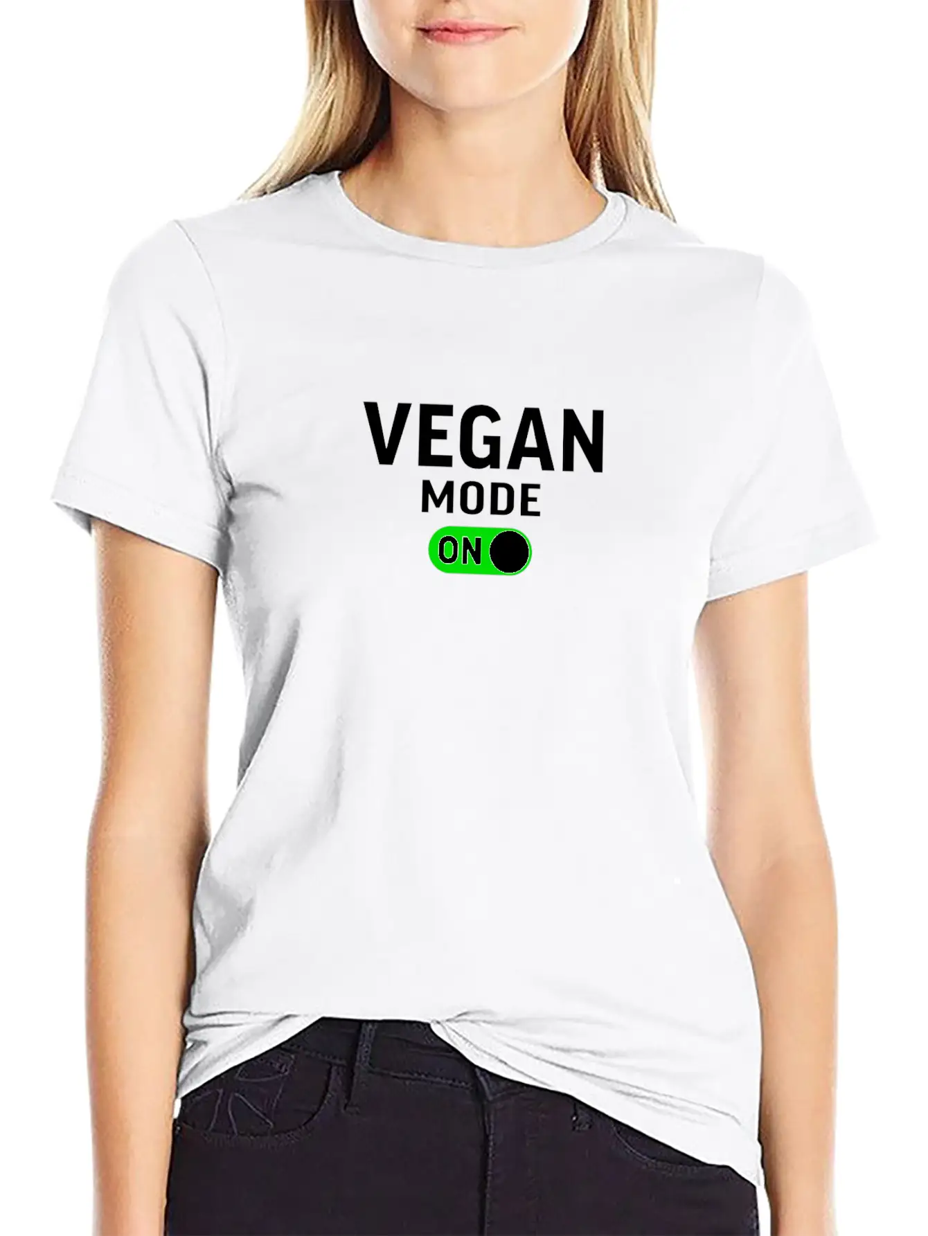 Vegan Mode On Timeless Short Sleeve Tee – Comfy And Minimalist Design