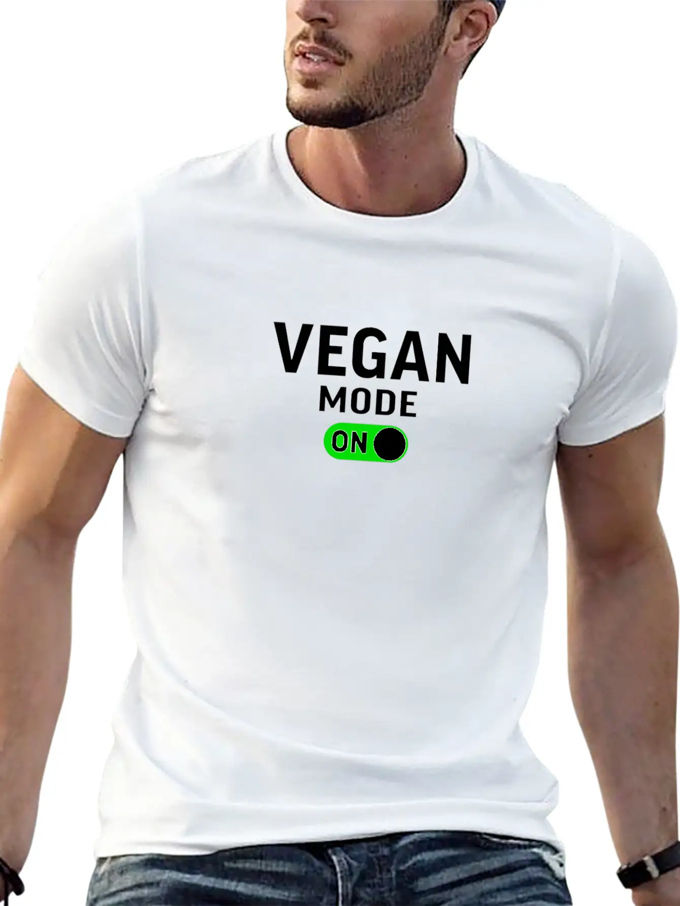 Vegan Mode On Timeless Short Sleeve Tee – Comfy And Minimalist Design