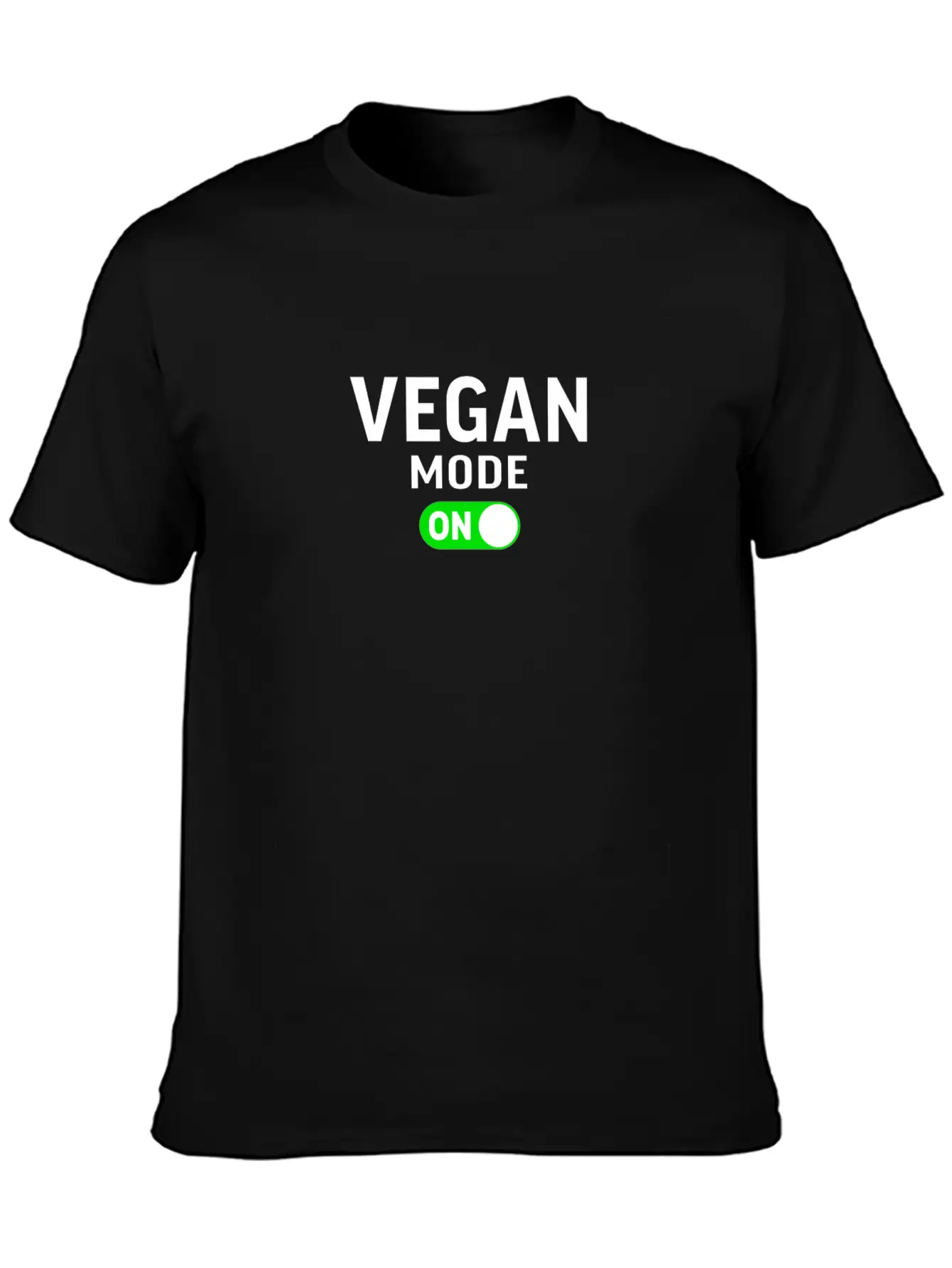 Vegan Mode On Timeless Short Sleeve Tee – Comfy And Minimalist Design