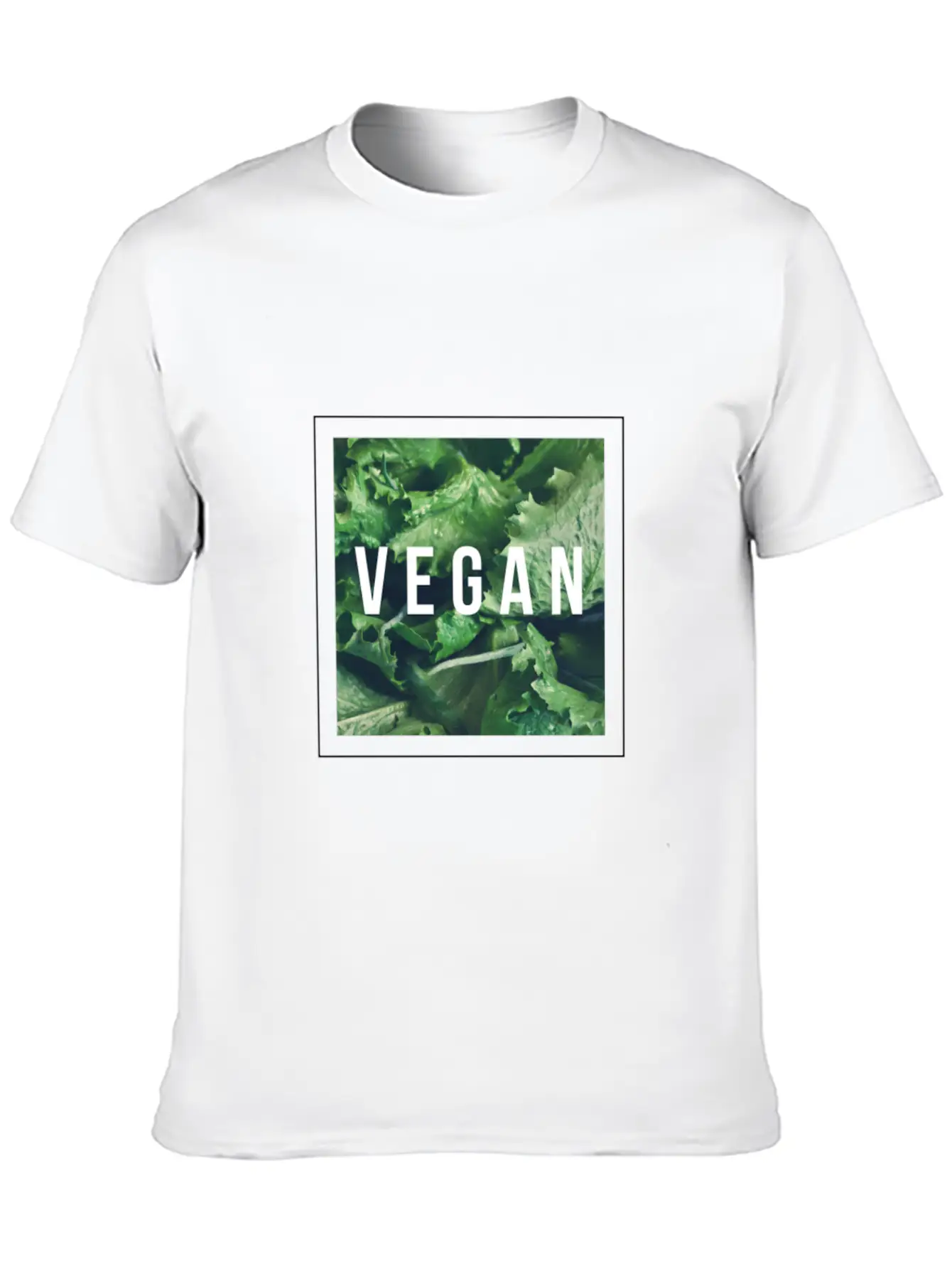 Vegan Salad Comfortable Minimalist Graphic Tee – Summer Style Essential