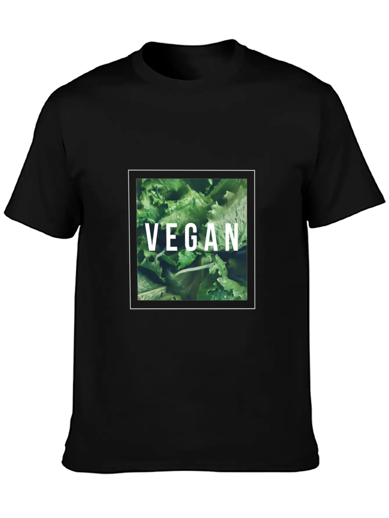 Vegan Salad Comfortable Minimalist Graphic Tee – Summer Style Essential