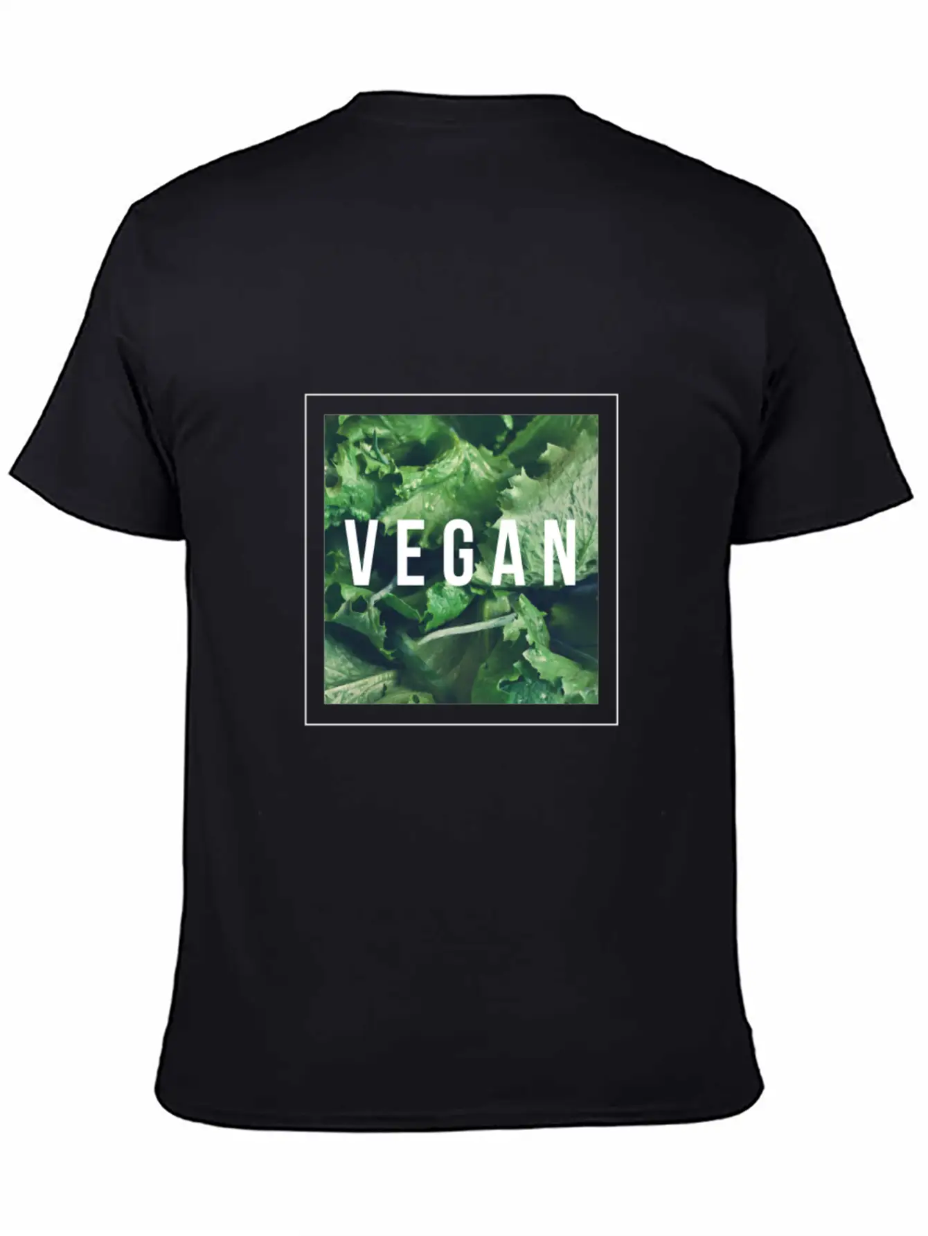 Vegan Salad Comfortable Minimalist Graphic Tee – Summer Style Essential