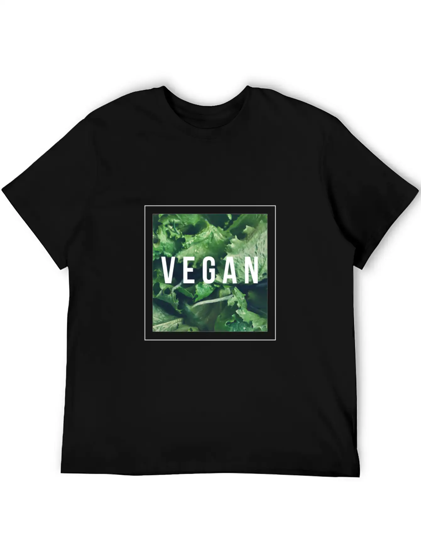 Vegan Salad Comfortable Minimalist Graphic Tee – Summer Style Essential