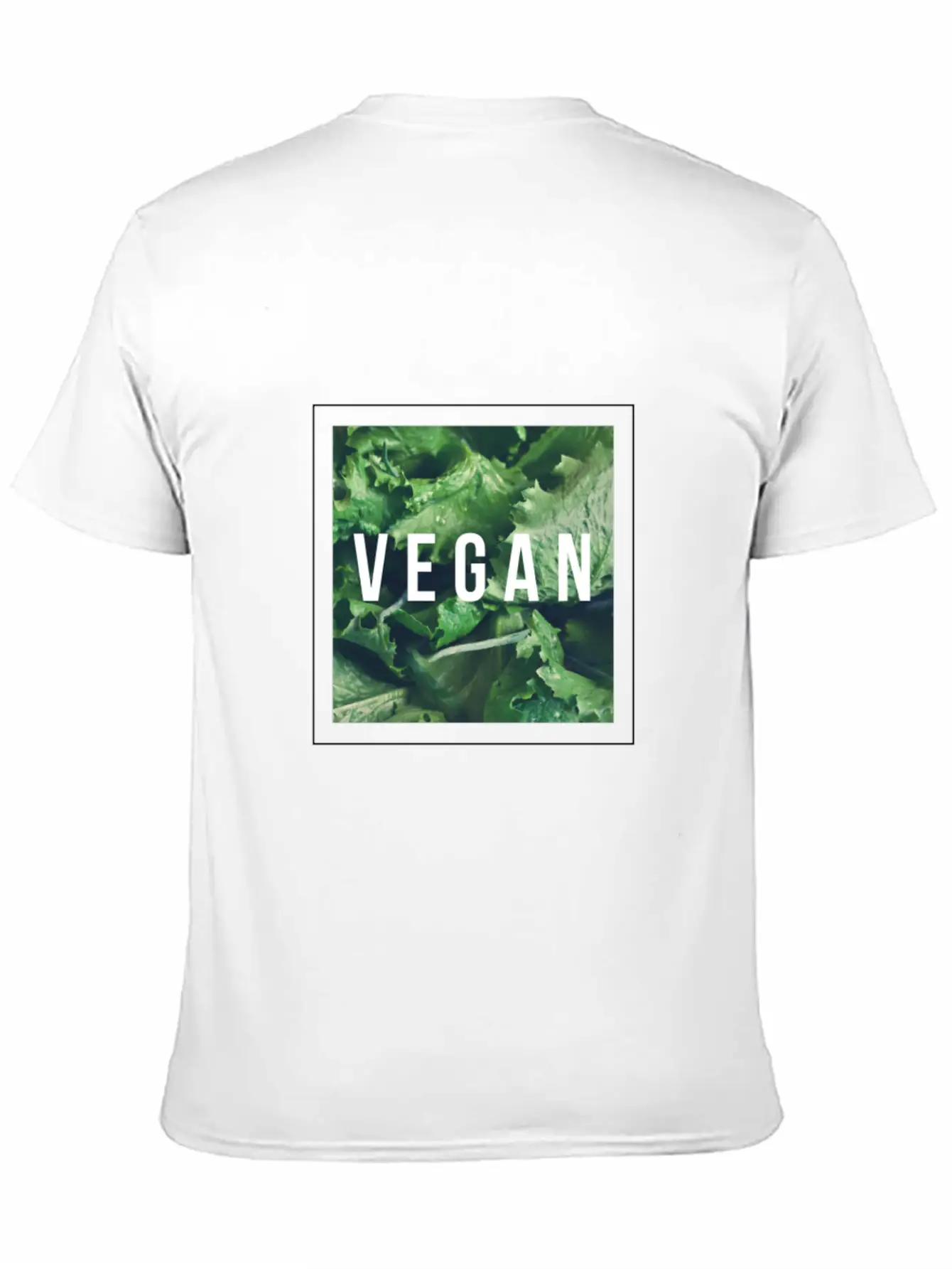 Vegan Salad Comfortable Minimalist Graphic Tee – Summer Style Essential