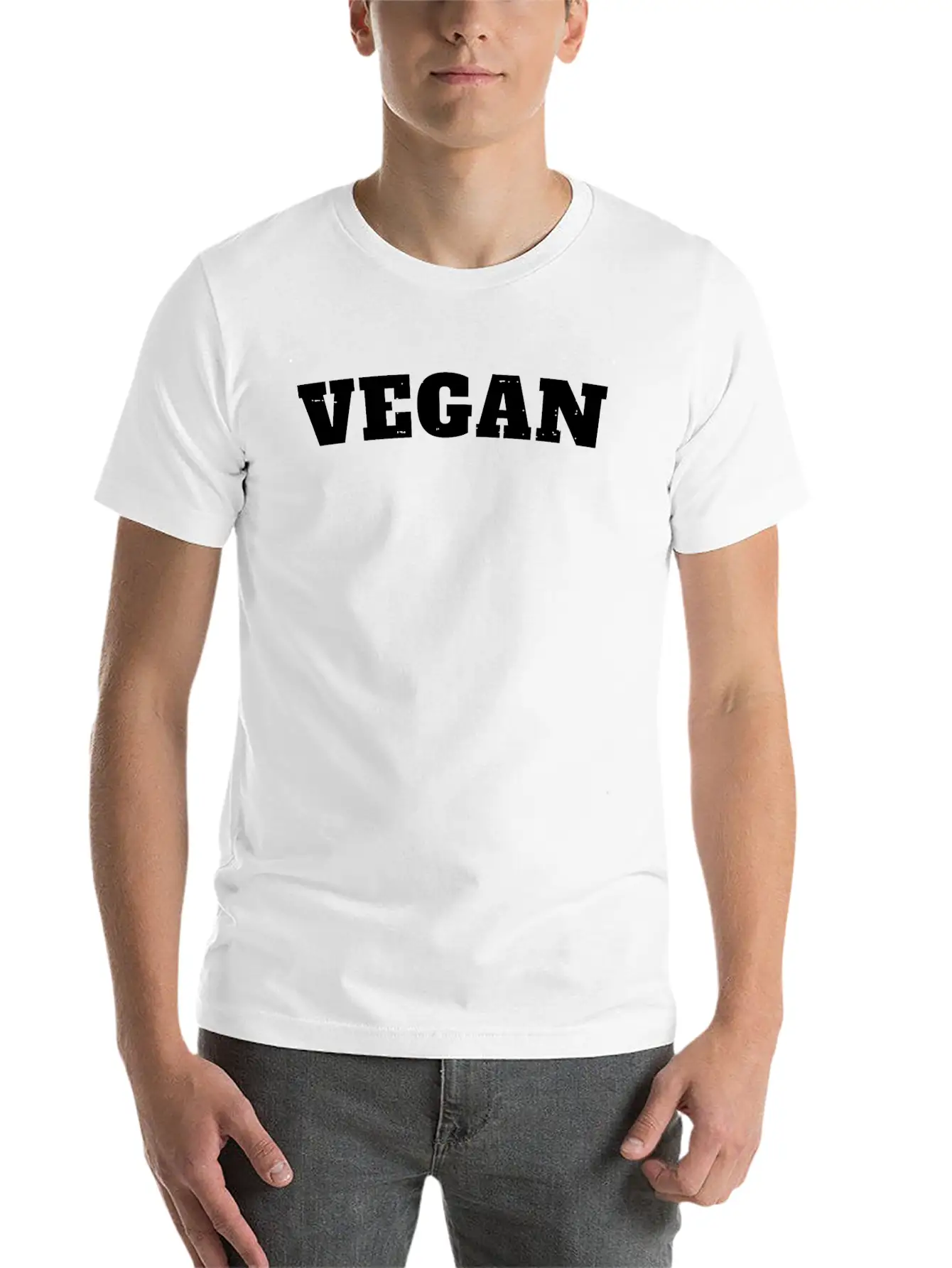 Vegan Unisex Short Sleeve Soft Cotton T-Shirt – Casual Everyday Wear