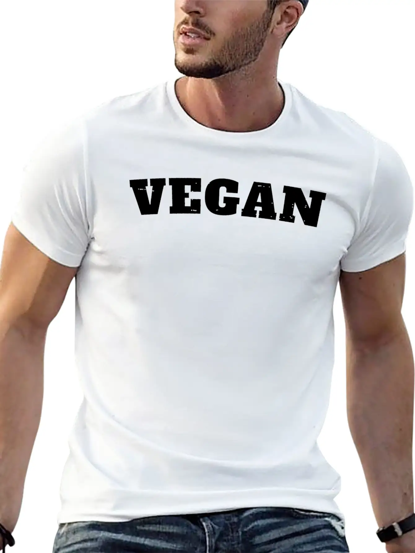 Vegan Unisex Short Sleeve Soft Cotton T-Shirt – Casual Everyday Wear