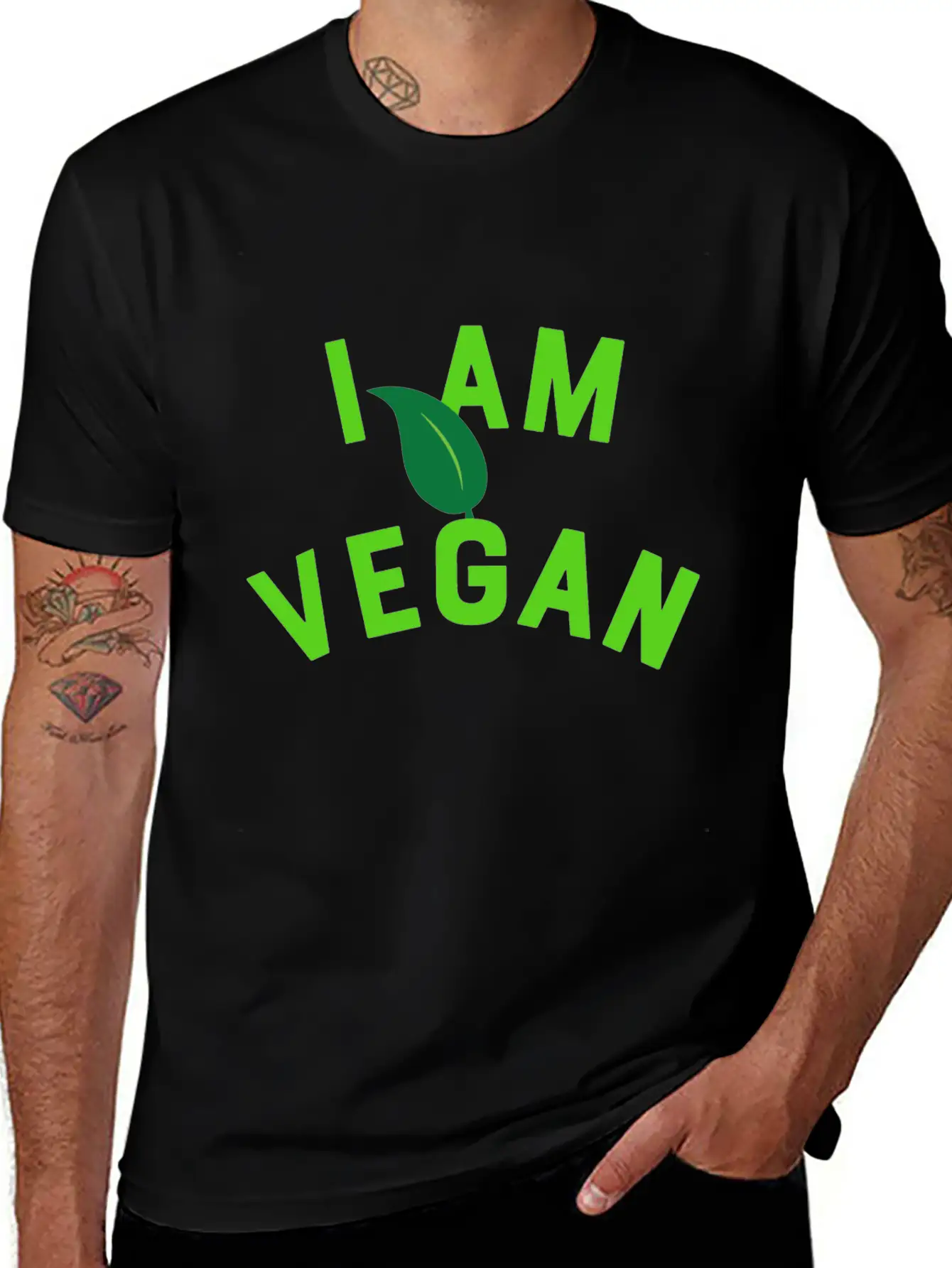 Vegan Vegetarian Animal Welfare Gift Idea Basic Graphic T-Shirt – Daily Comfort In Soft Cotton