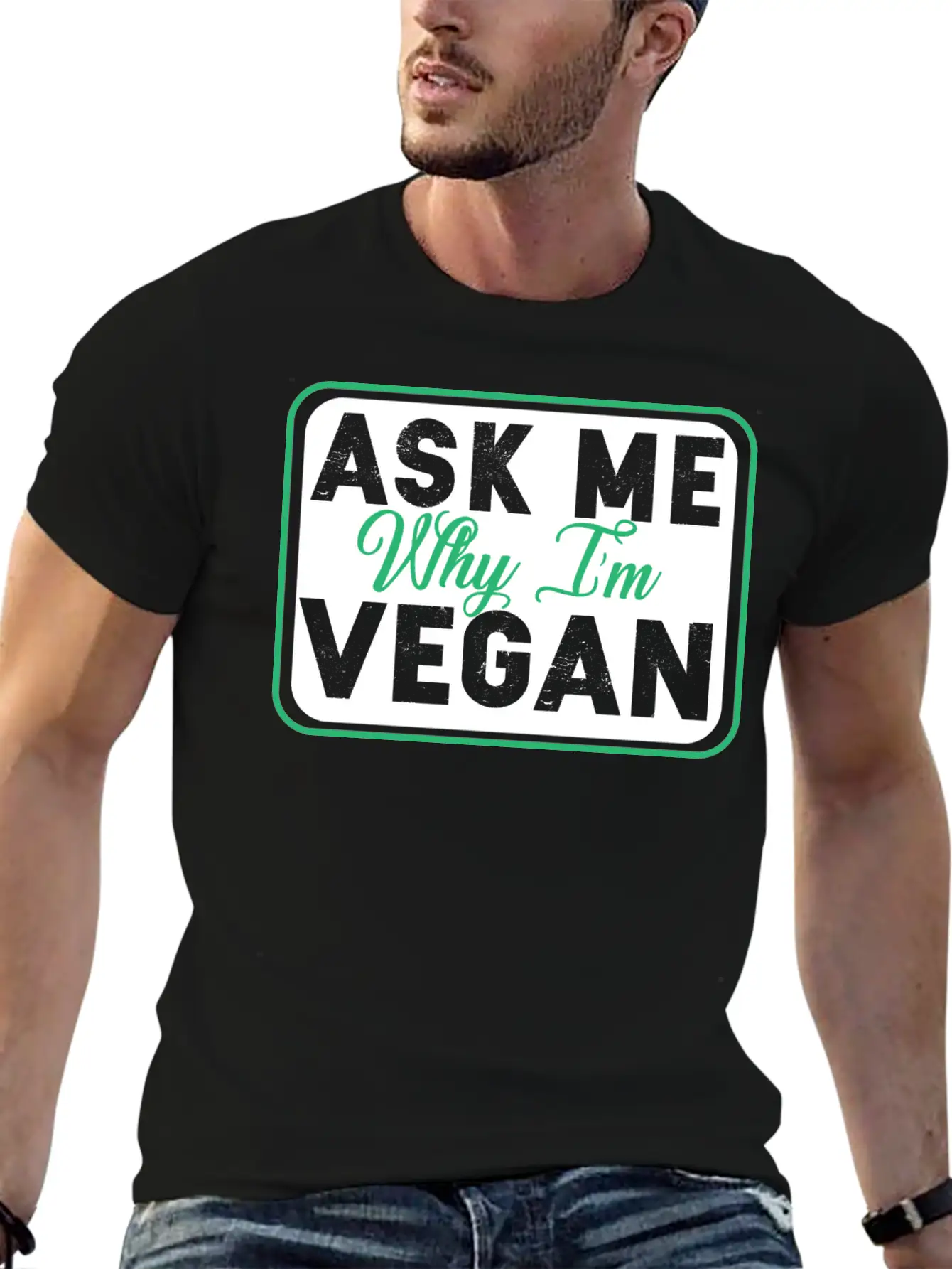 Vegan Vegetarian Animal Welfare Gift Idea Stylish Everyday T-Shirt – Unisex Basic Cotton Tee