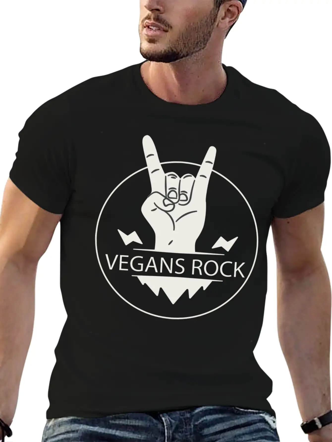 Vegan Vegetarian Animal Welfare Gift Idea Unisex Short Sleeve Soft Cotton T-Shirt – Casual Everyday Wear