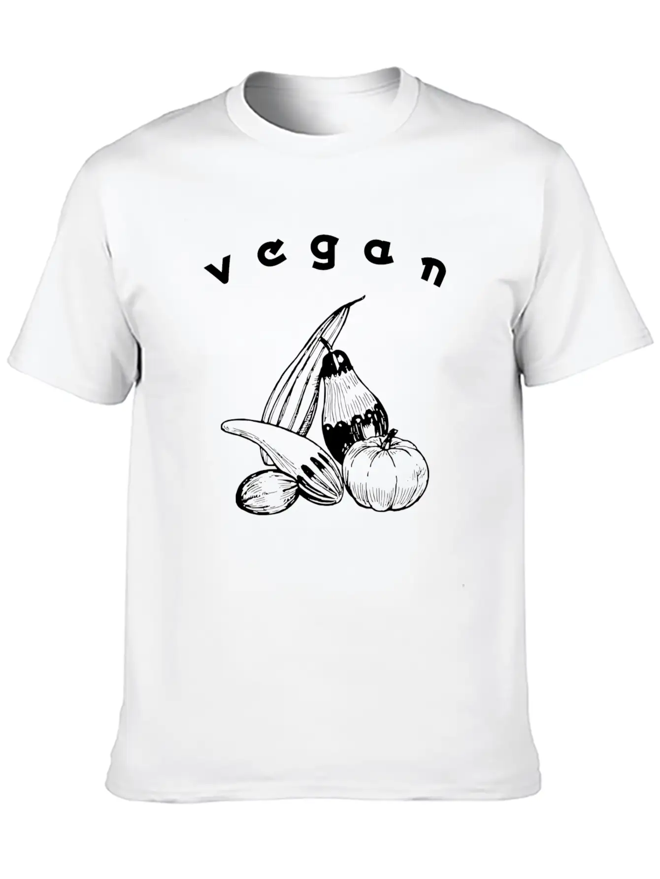 Vegan Veggie Organic Vegetables Diet Eat Healthy Basic Graphic T-Shirt – Daily Comfort In Soft Cotton