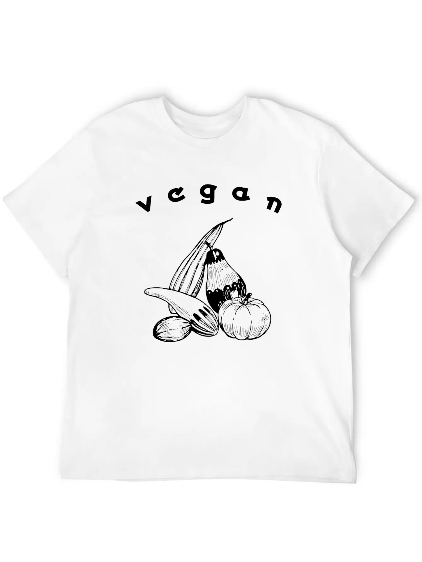 Vegan Veggie Organic Vegetables Diet Eat Healthy Basic Graphic T-Shirt – Daily Comfort In Soft Cotton