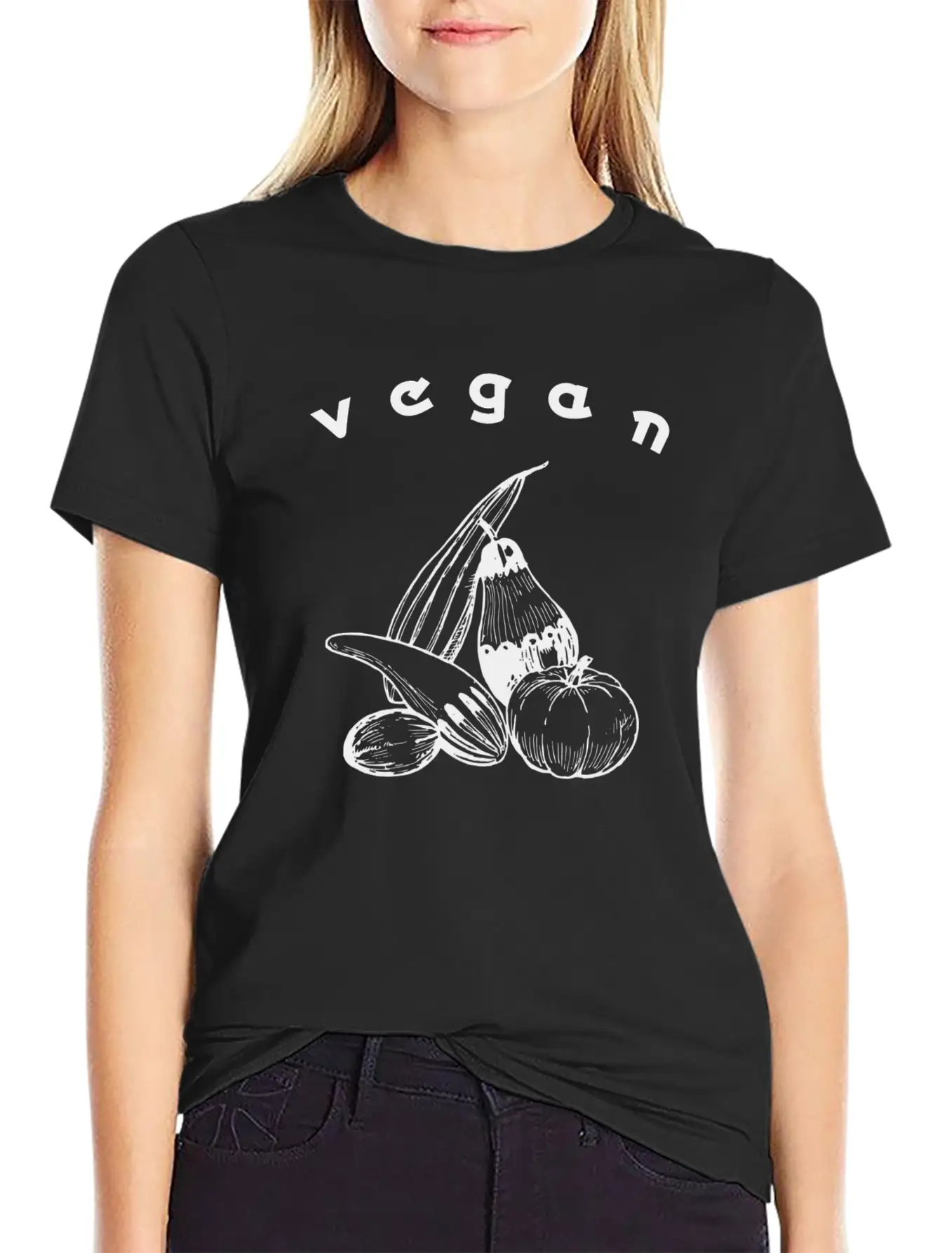 Vegan Veggie Organic Vegetables Diet Eat Healthy Basic Graphic T-Shirt – Daily Comfort In Soft Cotton