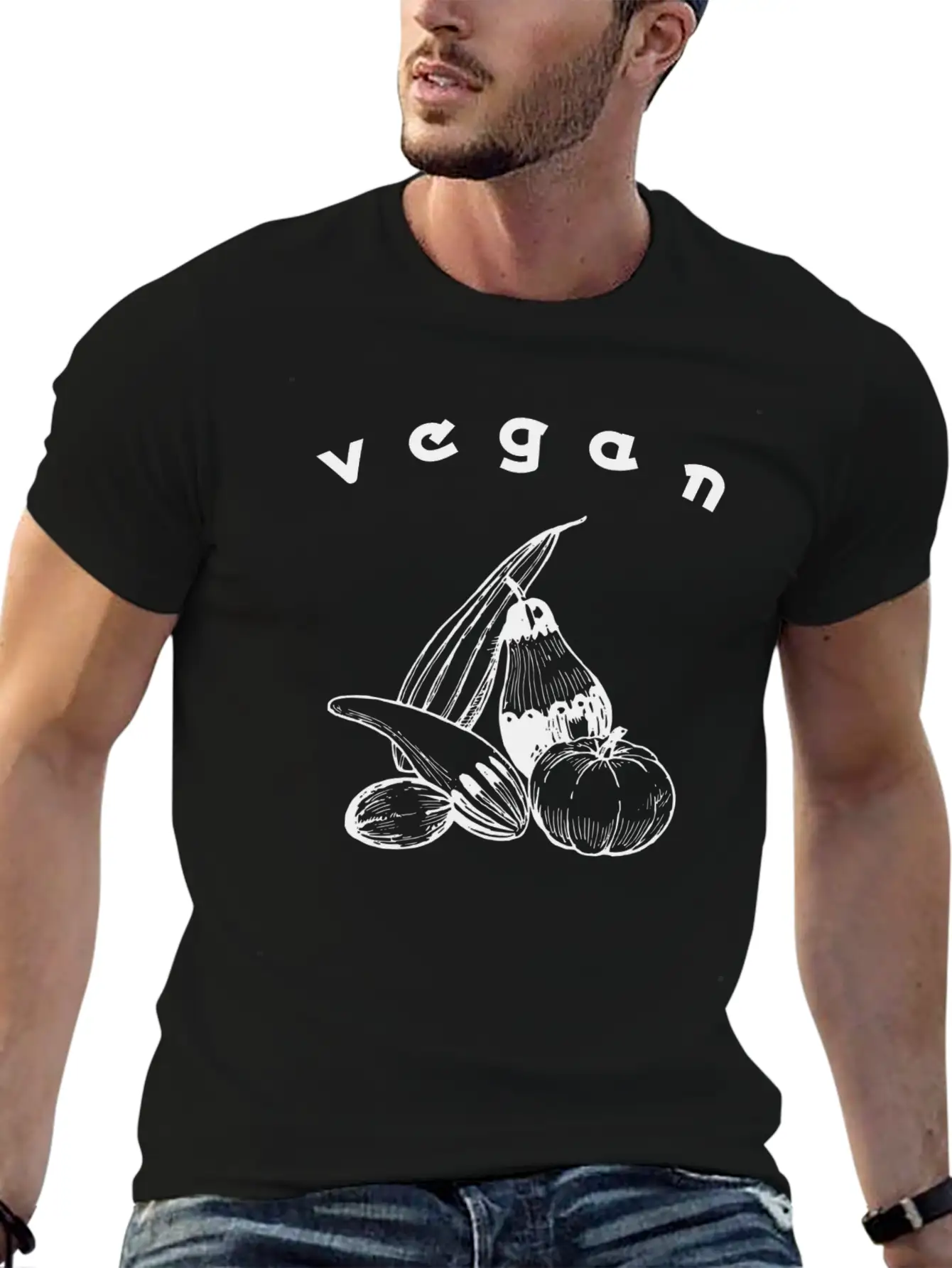 Vegan Veggie Organic Vegetables Diet Eat Healthy Basic Graphic T-Shirt – Daily Comfort In Soft Cotton