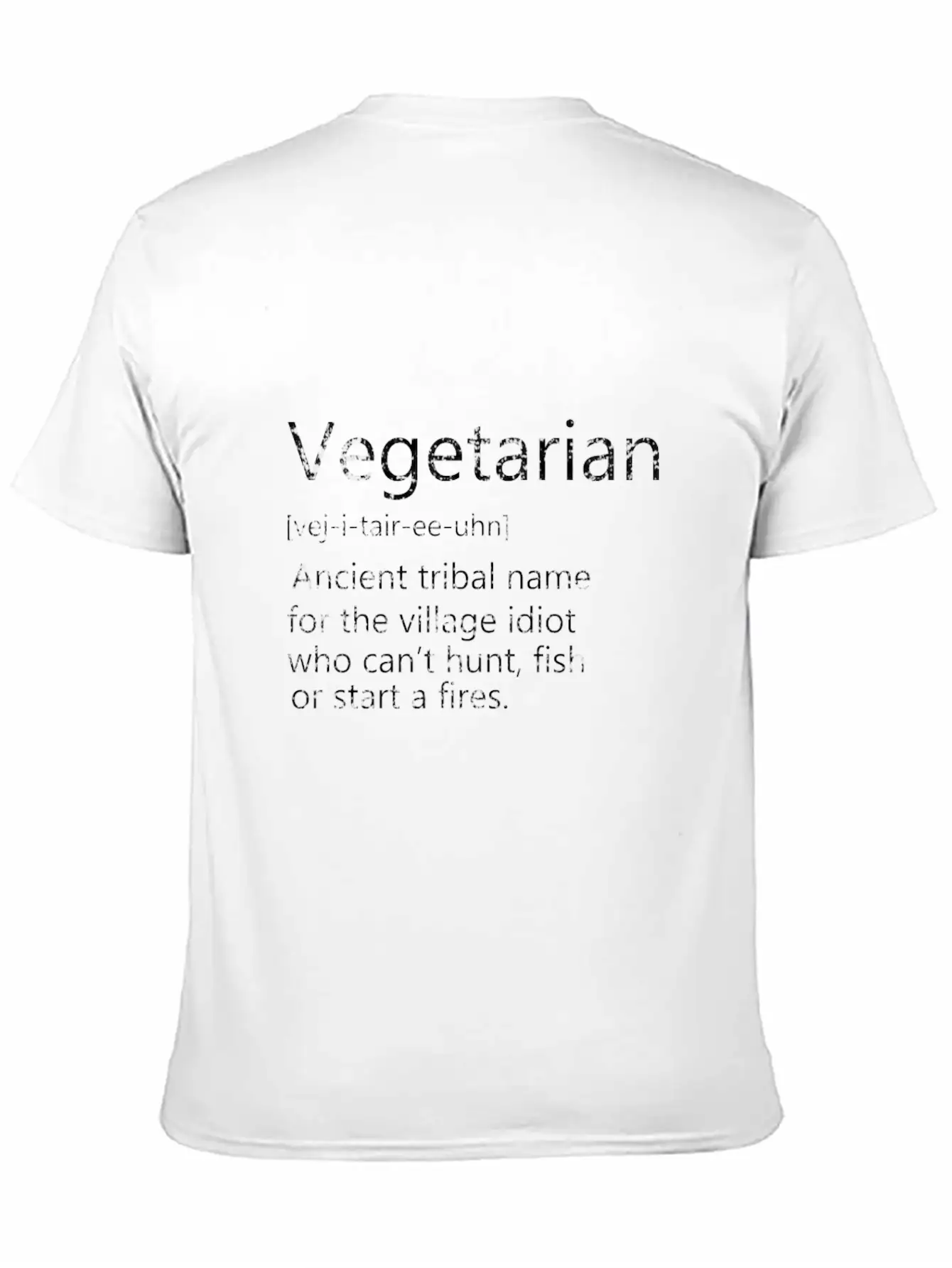 Vegetarian Definition Stylish Everyday T-Shirt – Unisex Basic Cotton Tee