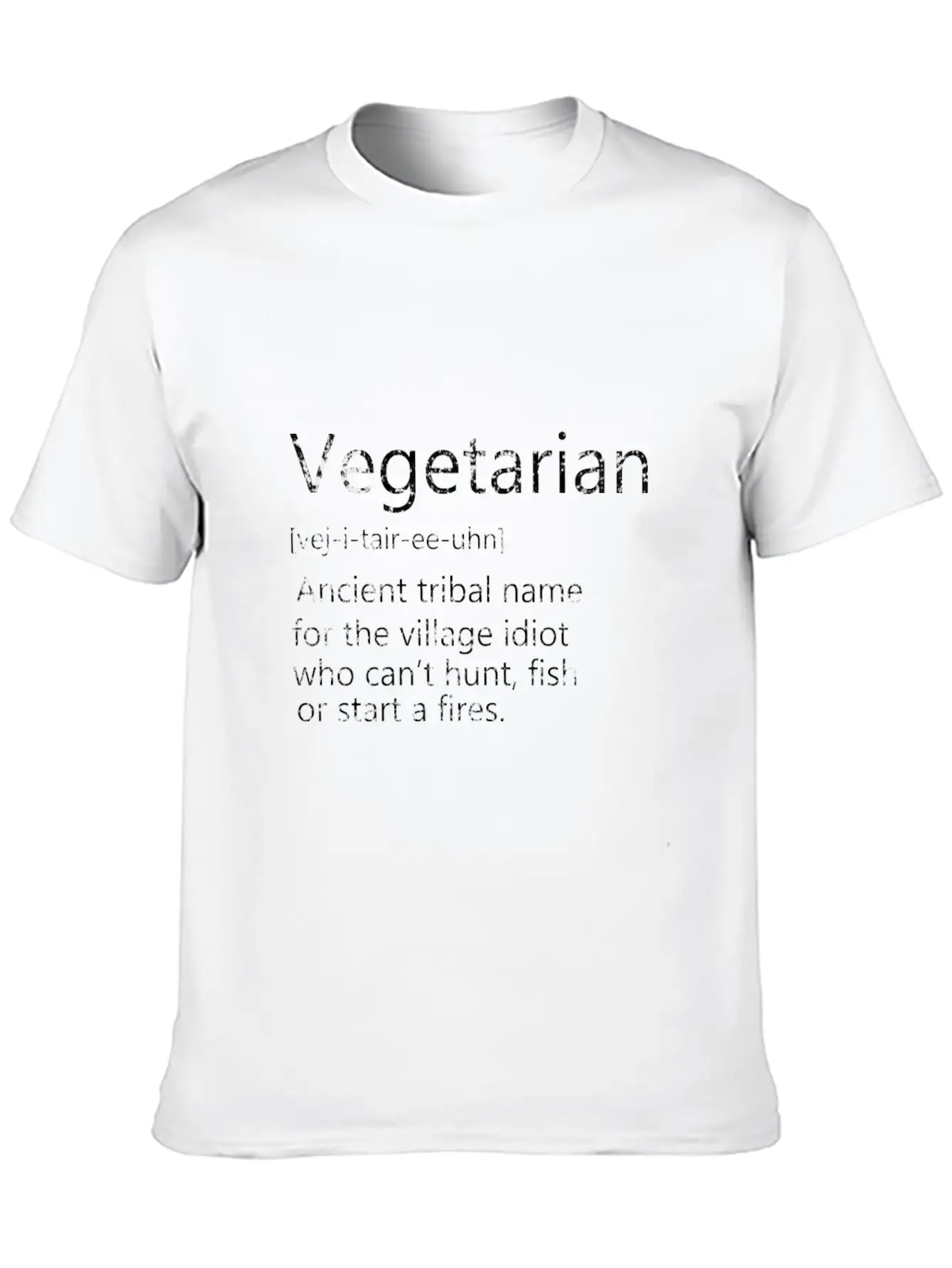 Vegetarian Definition Stylish Everyday T-Shirt – Unisex Basic Cotton Tee