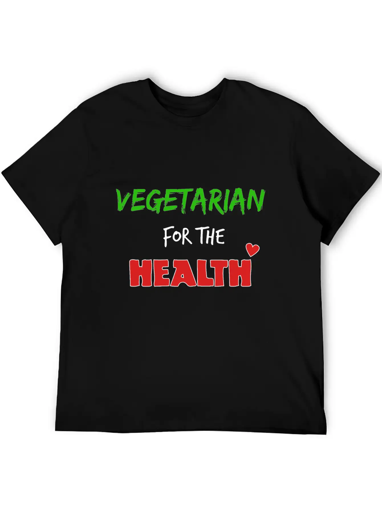 Vegetarian For The Health Timeless Short Sleeve Tee – Comfy And Minimalist Design