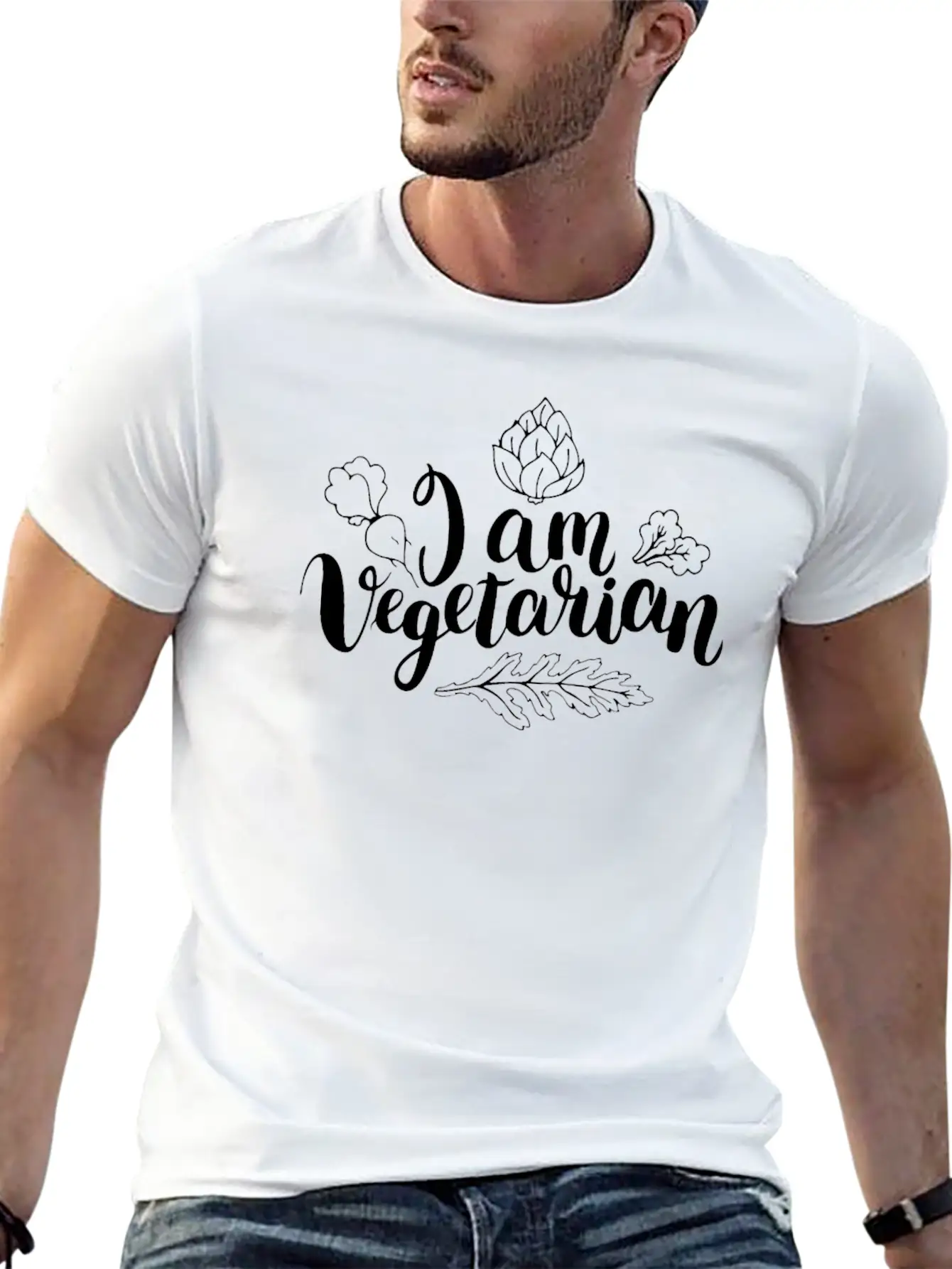 Vegetarian I Love Animals Shirt Timeless Short Sleeve Tee – Comfy And Minimalist Design