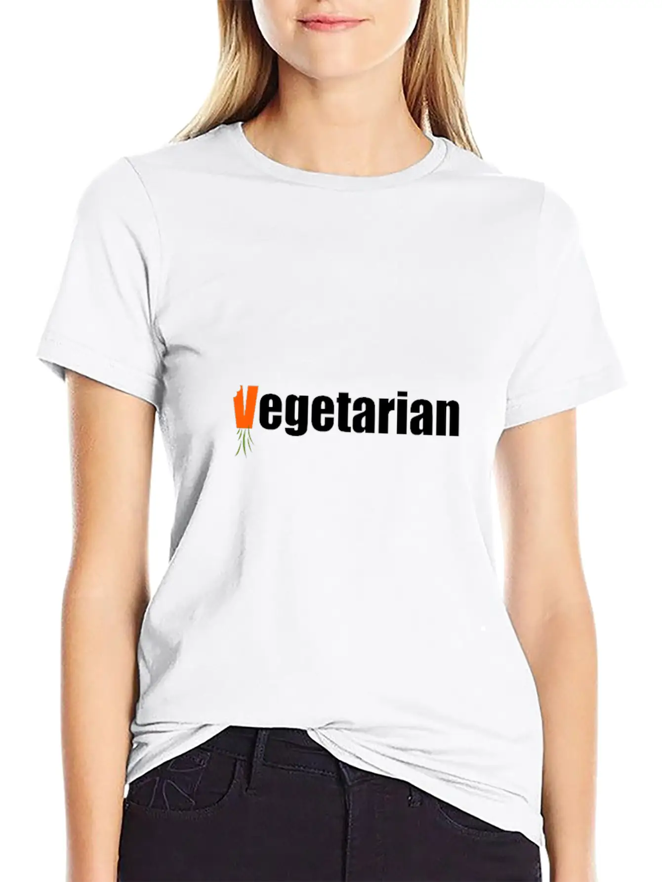 Vegetarian Stylish Everyday T-Shirt – Unisex Basic Cotton Tee