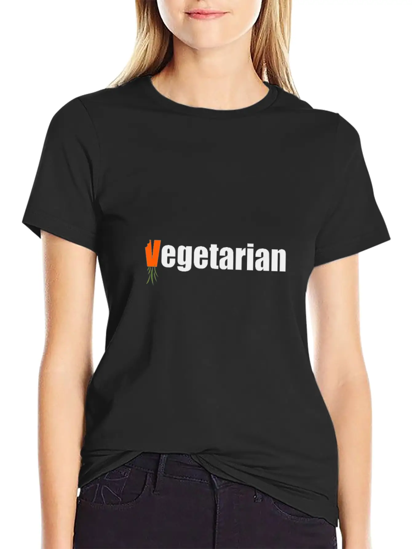 Vegetarian Stylish Everyday T-Shirt – Unisex Basic Cotton Tee