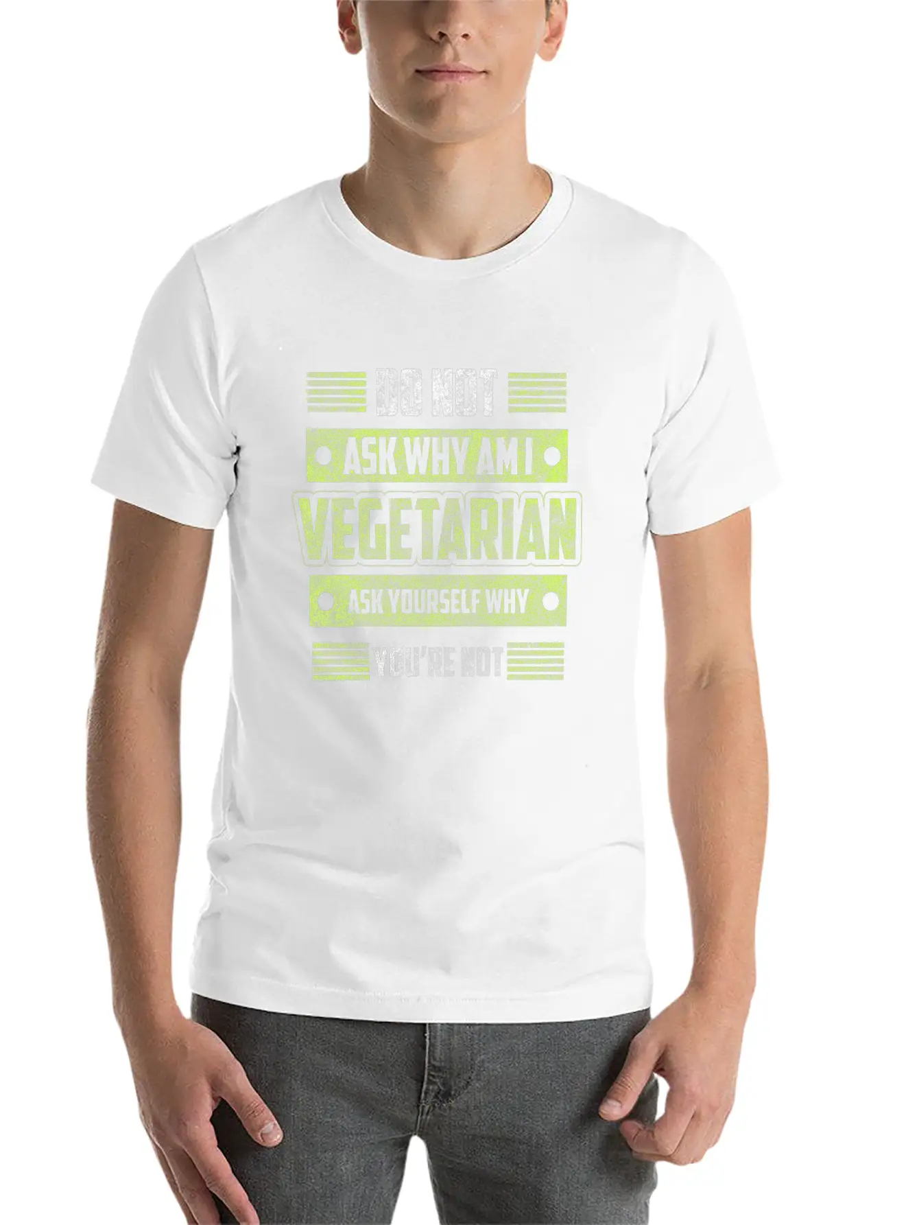 Vegetarian Veggie Healthy Nutrition Basic Graphic T-Shirt – Daily Comfort In Soft Cotton