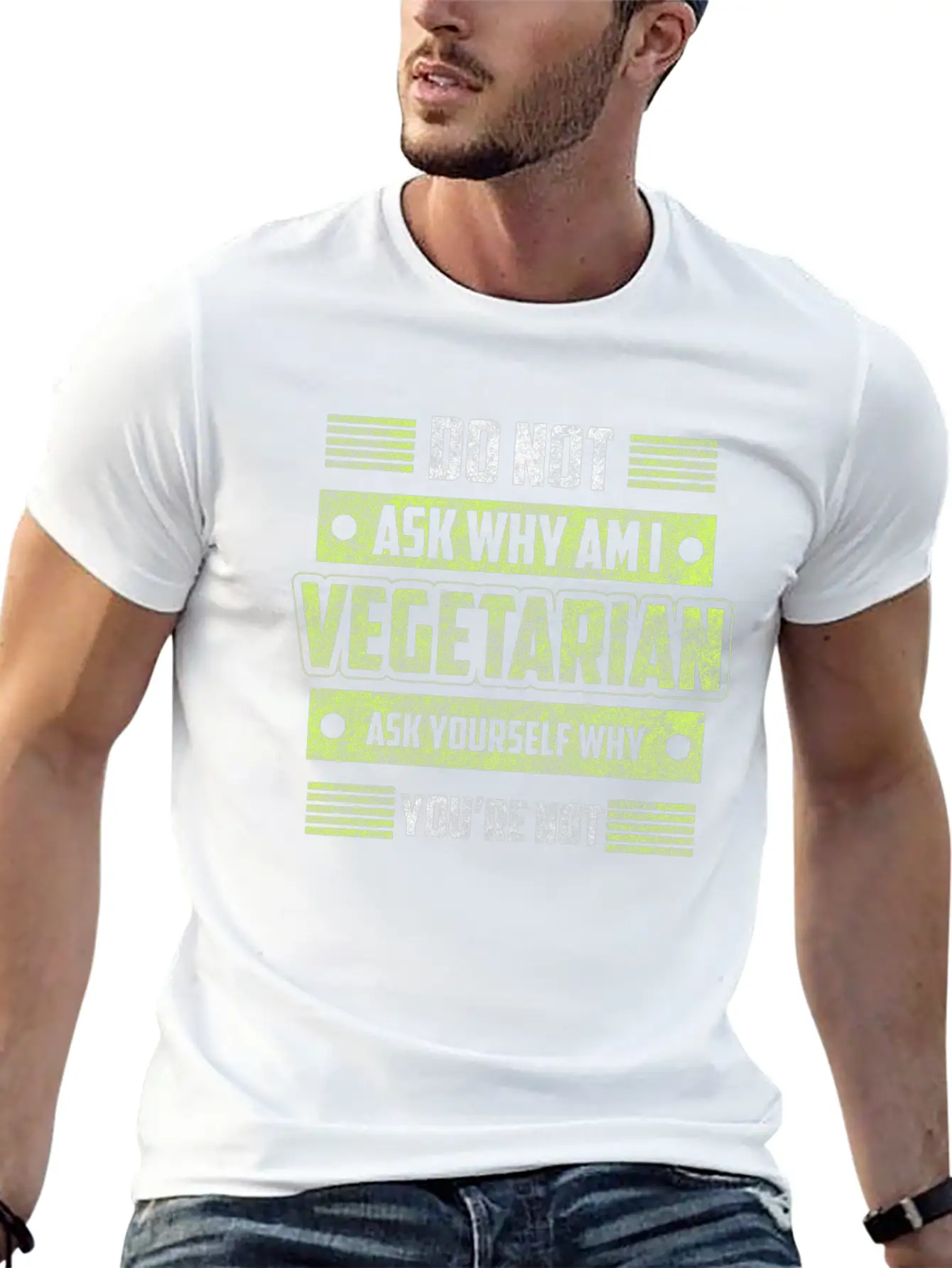 Vegetarian Veggie Healthy Nutrition Basic Graphic T-Shirt – Daily Comfort In Soft Cotton