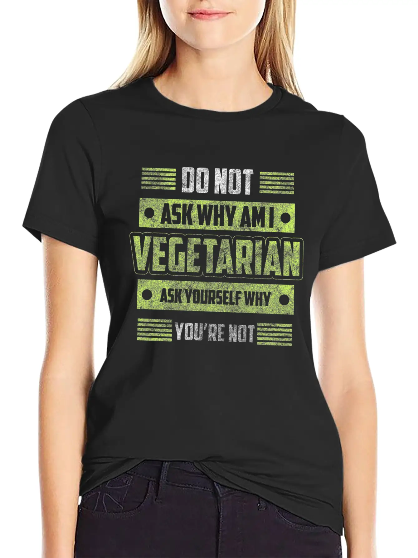 Vegetarian Veggie Healthy Nutrition Basic Graphic T-Shirt – Daily Comfort In Soft Cotton