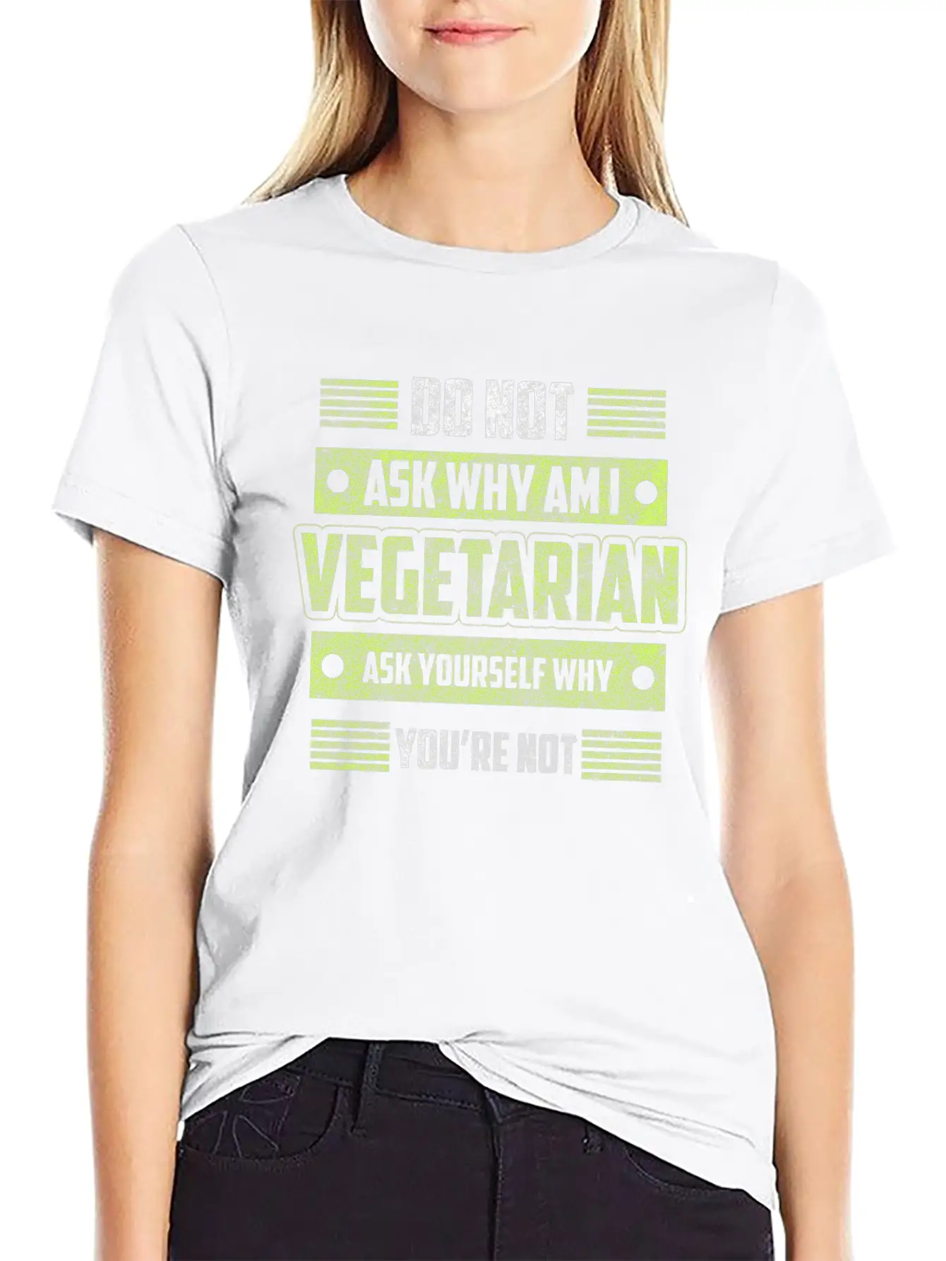 Vegetarian Veggie Healthy Nutrition Basic Graphic T-Shirt – Daily Comfort In Soft Cotton