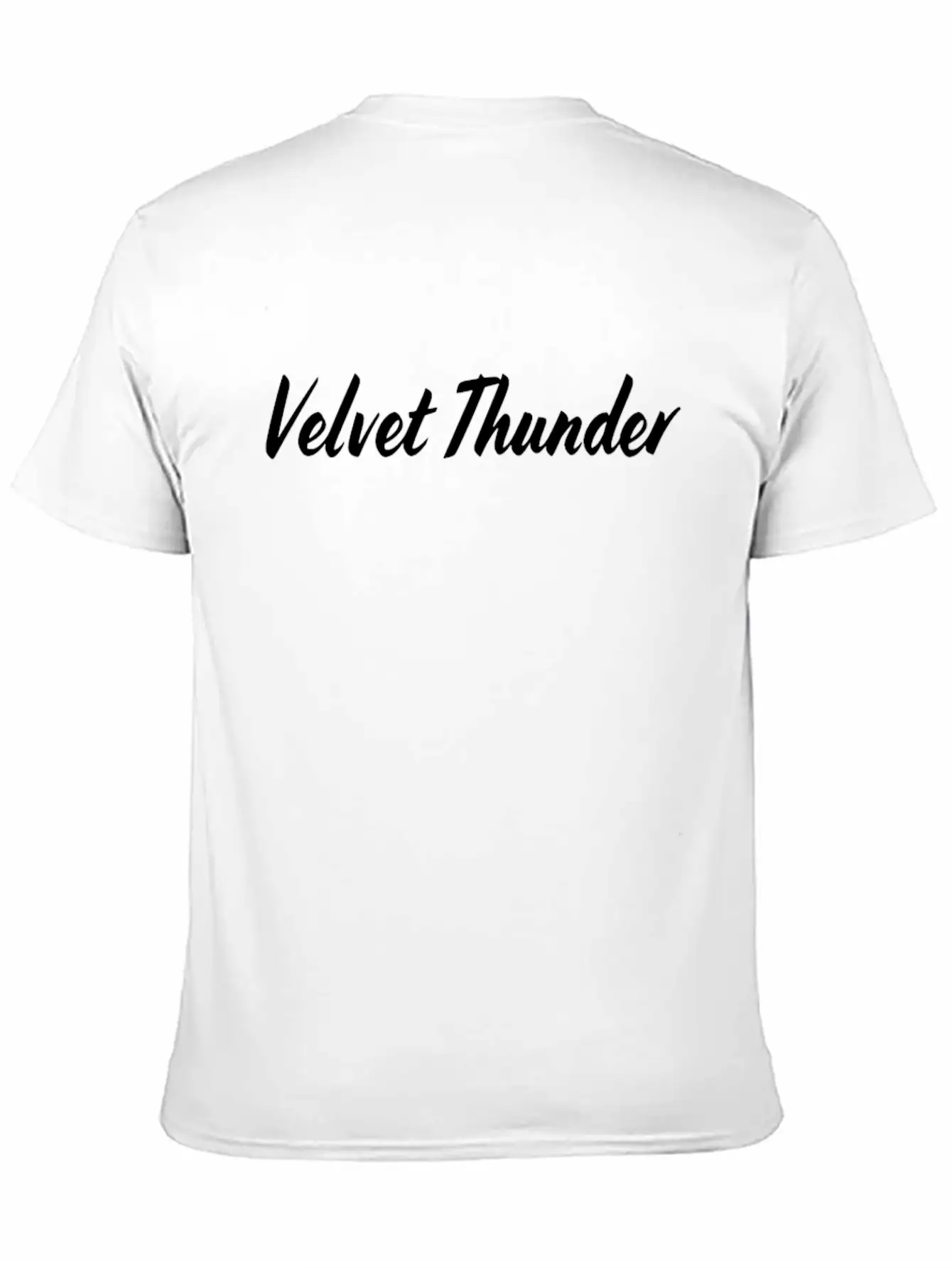 VELVET THUNDER Unisex Short Sleeve Soft Cotton T-Shirt – Casual Everyday Wear