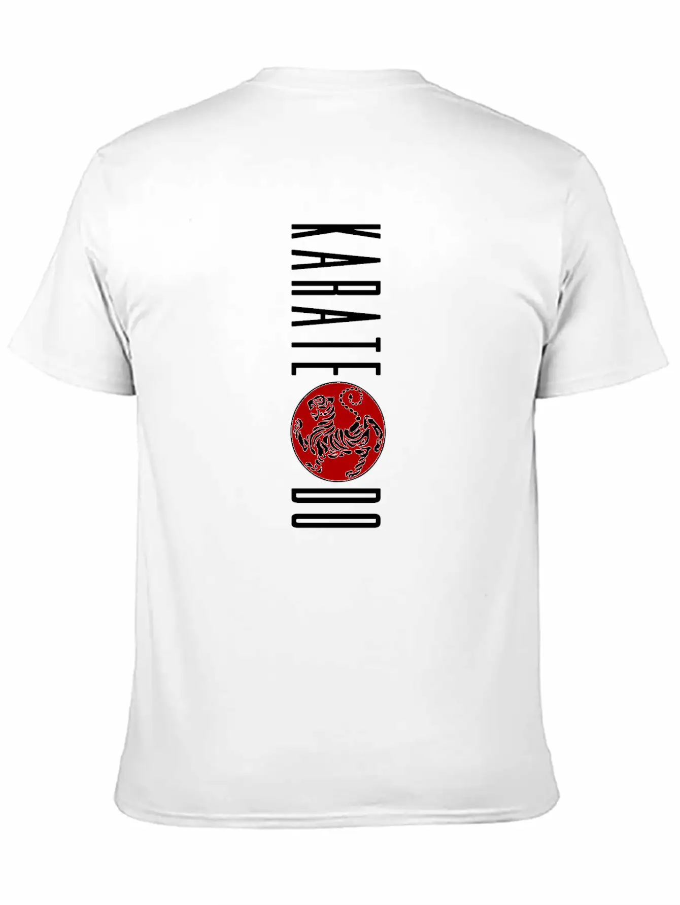 Vertical Karate-do Design Featuring The Shotokan Timeless Short Sleeve Tee – Comfy And Minimalist Design