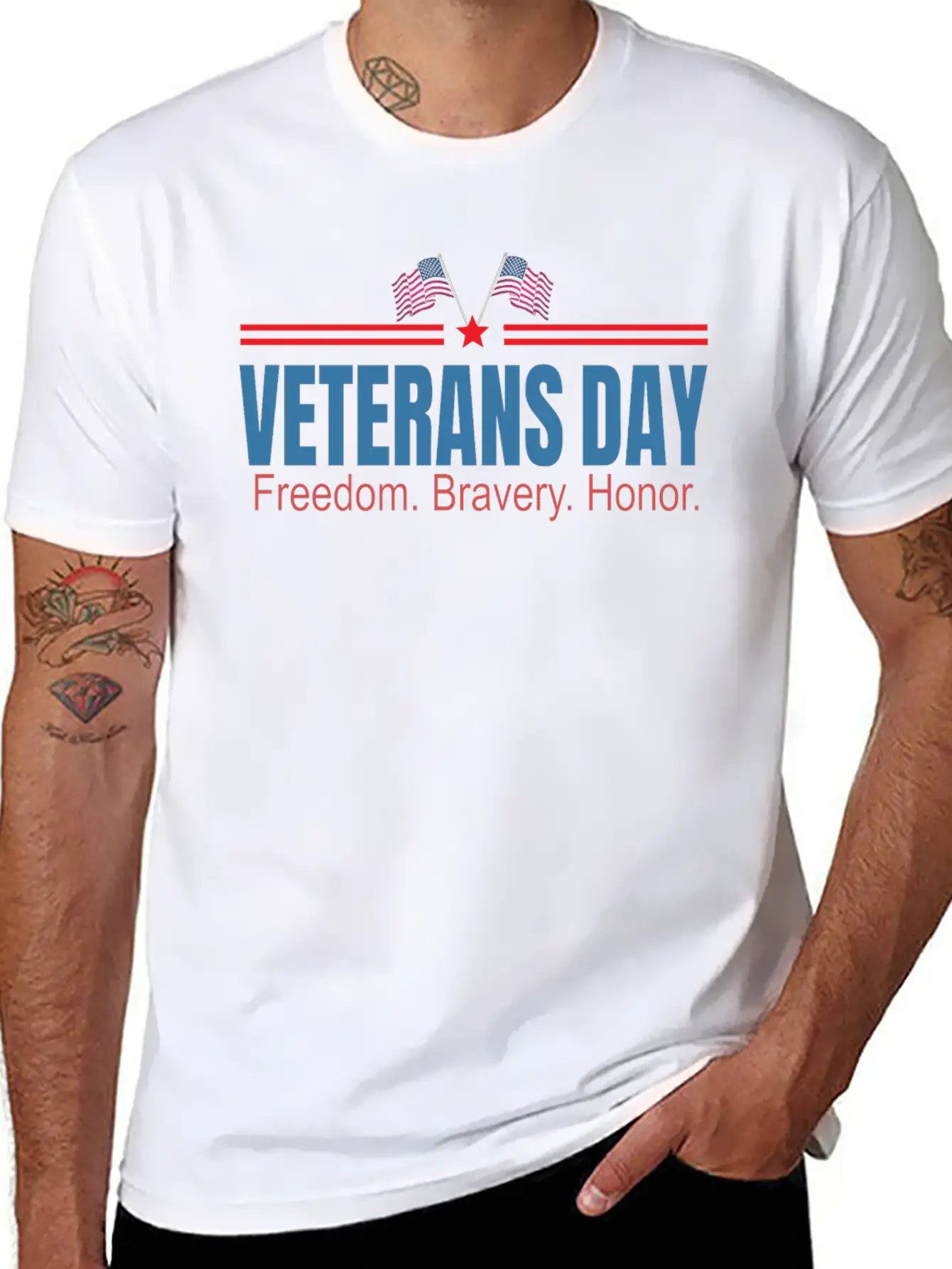 Veteran Day Unisex Casual T-Shirt – Clean Design For Daily Comfort