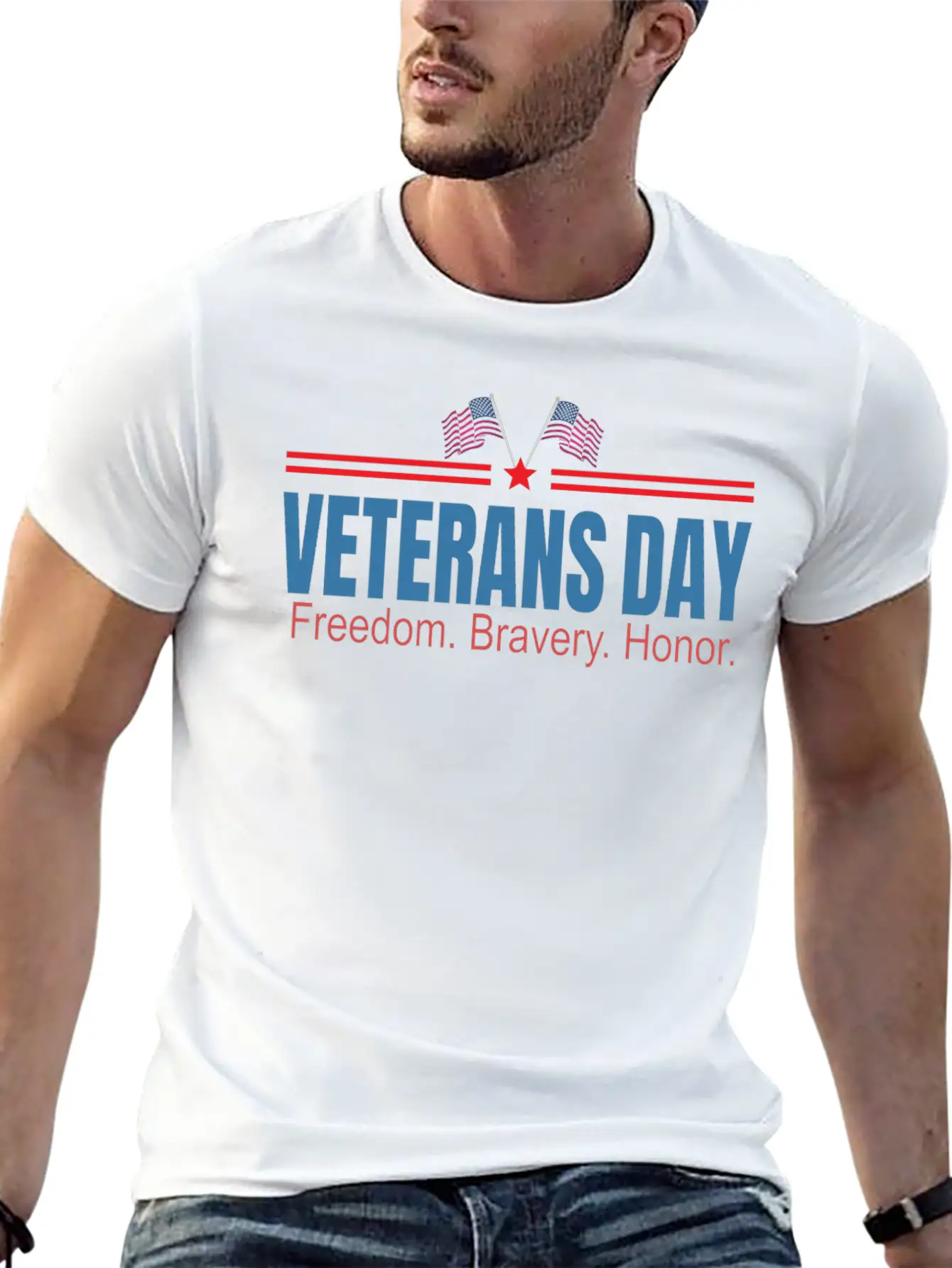 Veteran Day Unisex Casual T-Shirt – Clean Design For Daily Comfort