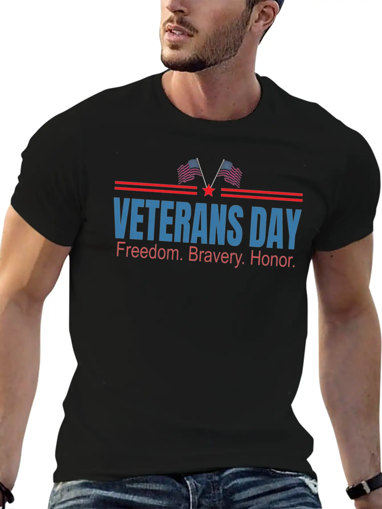 Veteran Day Unisex Casual T-Shirt – Clean Design For Daily Comfort