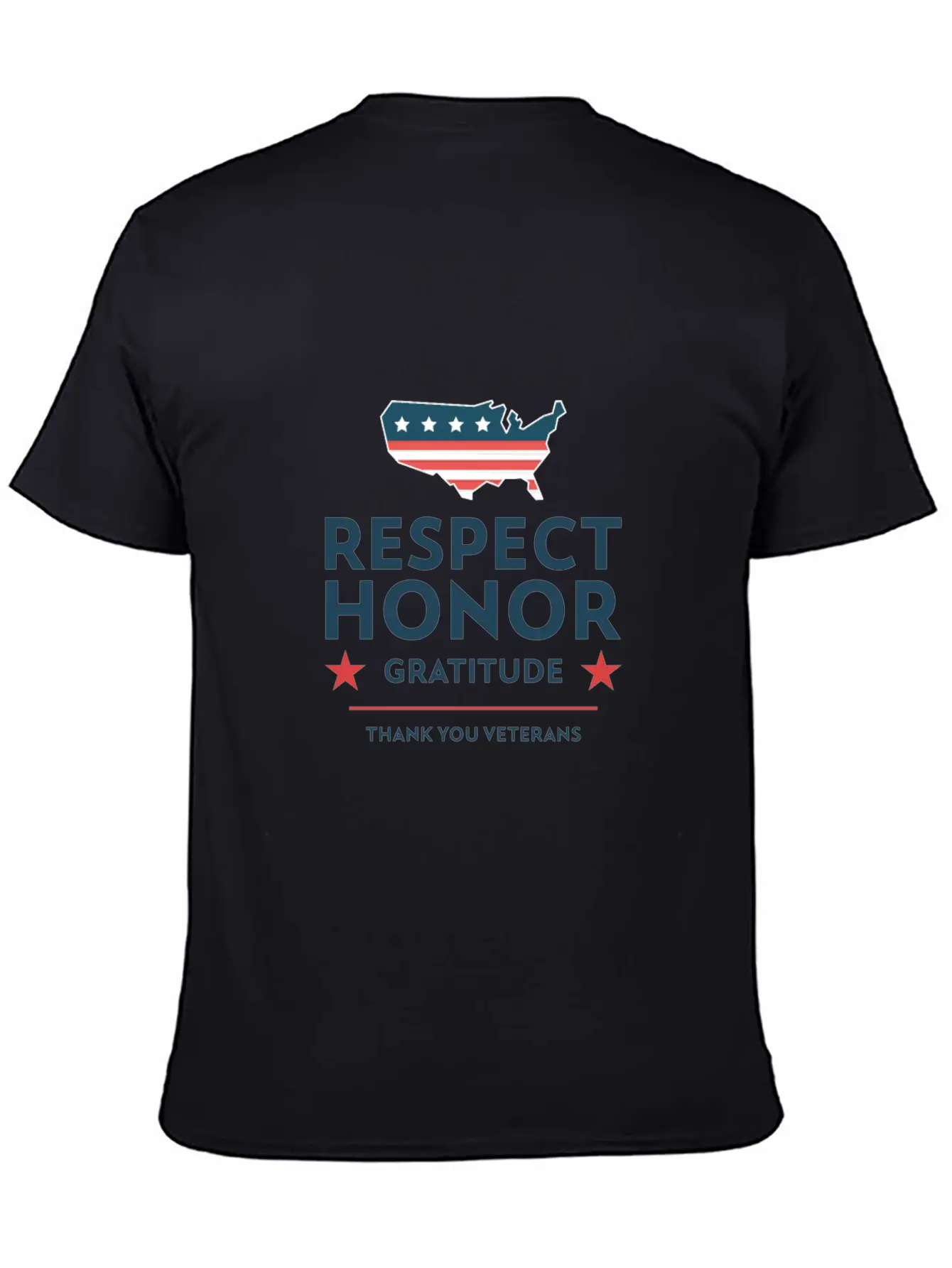 Veterans Day With A Gratitude Slogan Stylish Everyday T-Shirt – Unisex Basic Cotton Tee