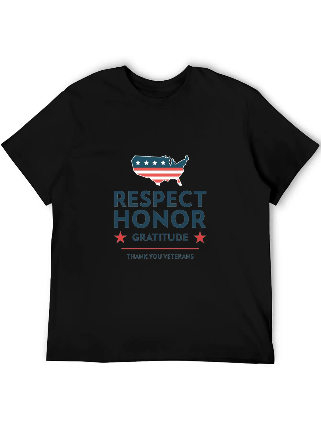 Veterans Day With A Gratitude Slogan Stylish Everyday T-Shirt – Unisex Basic Cotton Tee