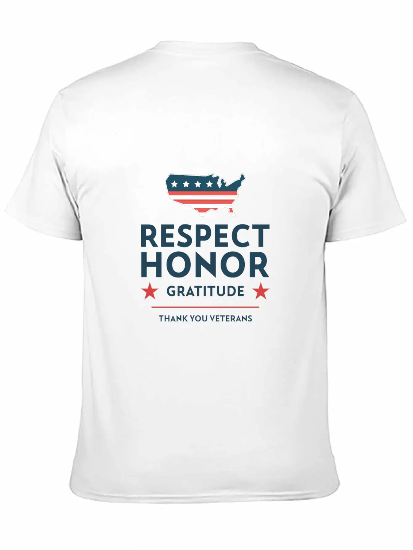 Veterans Day With A Gratitude Slogan Stylish Everyday T-Shirt – Unisex Basic Cotton Tee